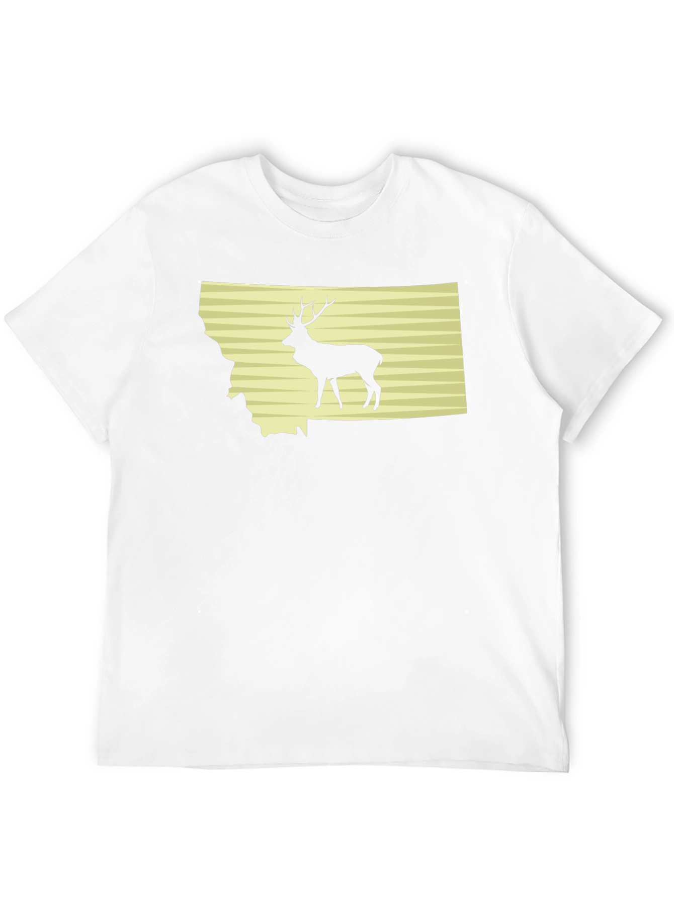 Montana Deer Graphic Tee - Black