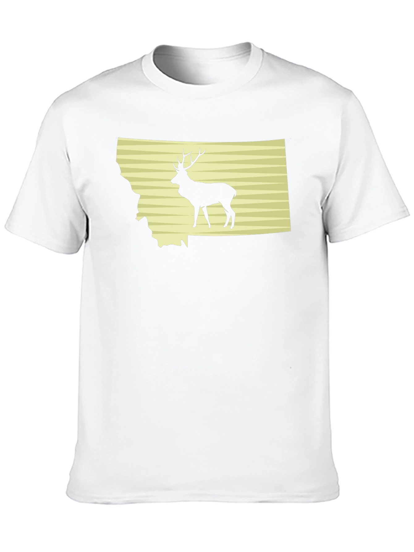 Montana Deer Graphic Tee - Black