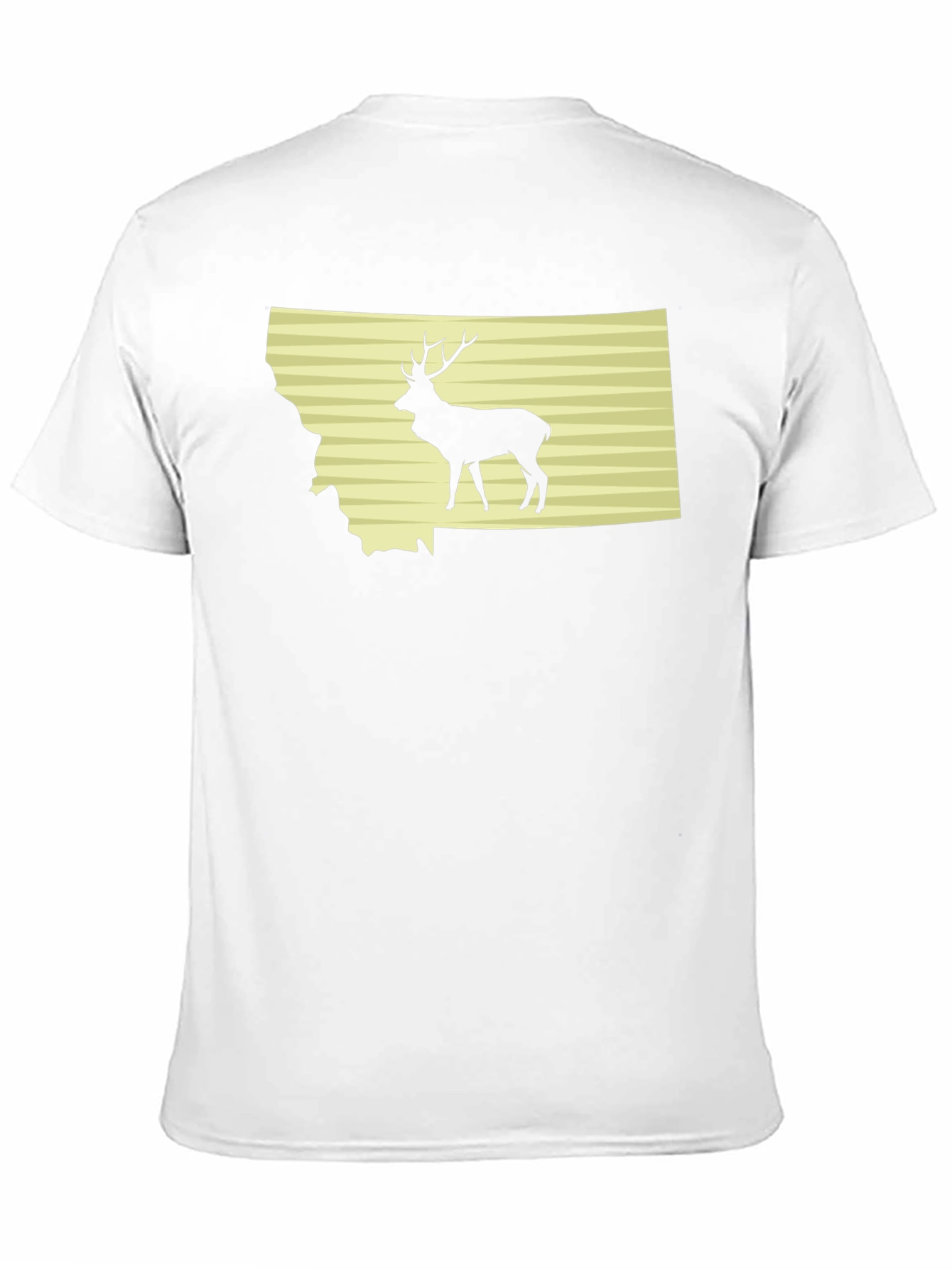 Montana Deer Graphic Tee - Black