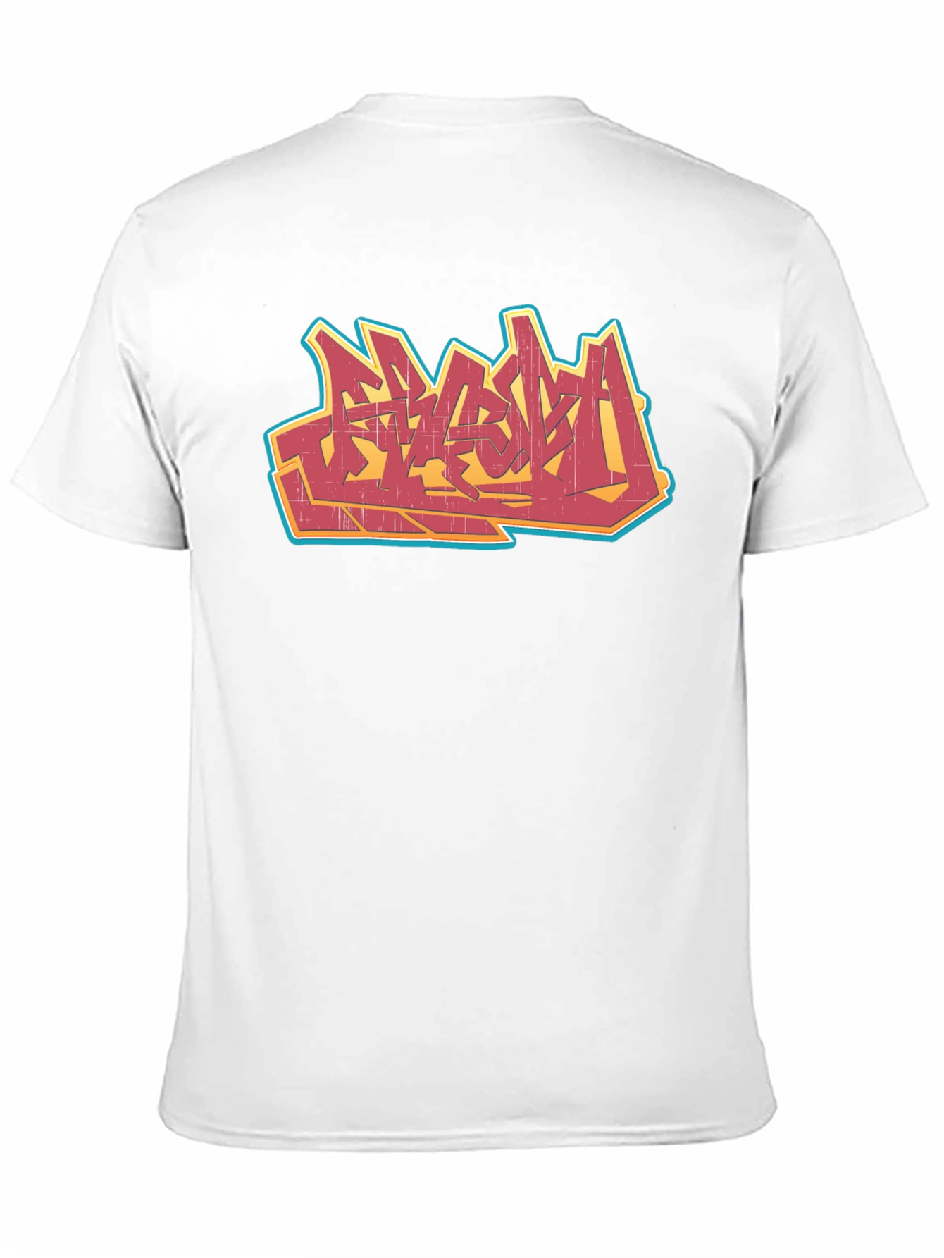 Urban Graffiti Graphic Tee - Black Cotton T-Shirt