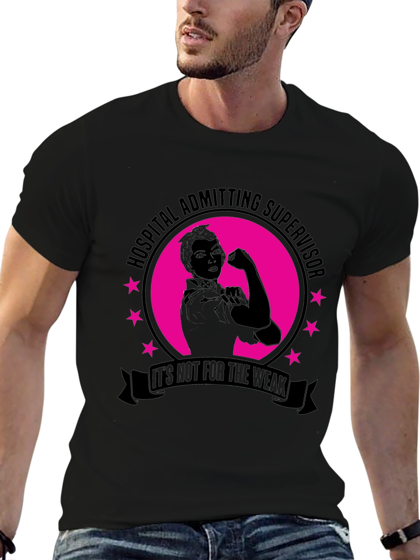 Hospital Admitting Supervisor T-Shirt - Strong Women