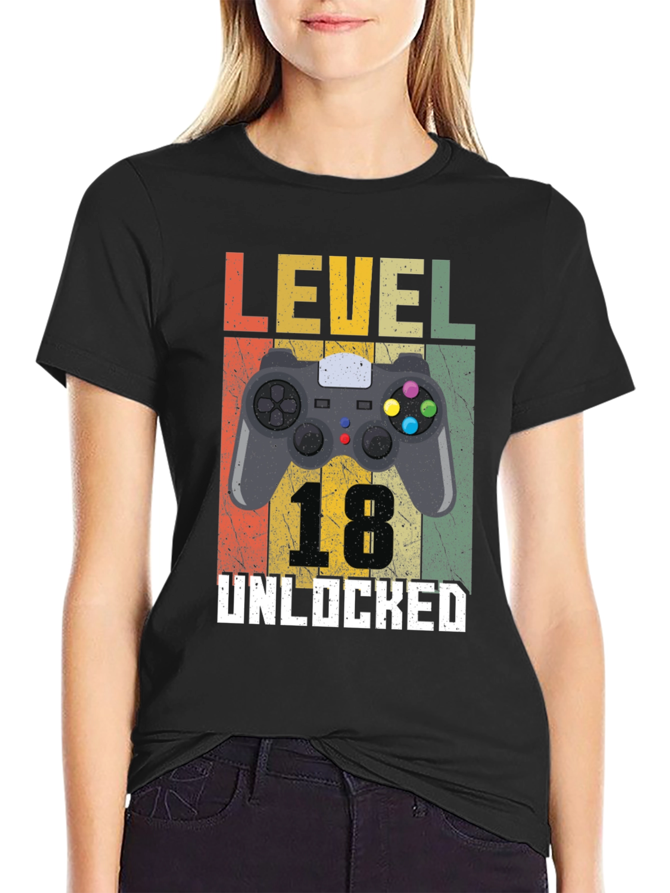 Level 18 Unlocked Gamer T-Shirt