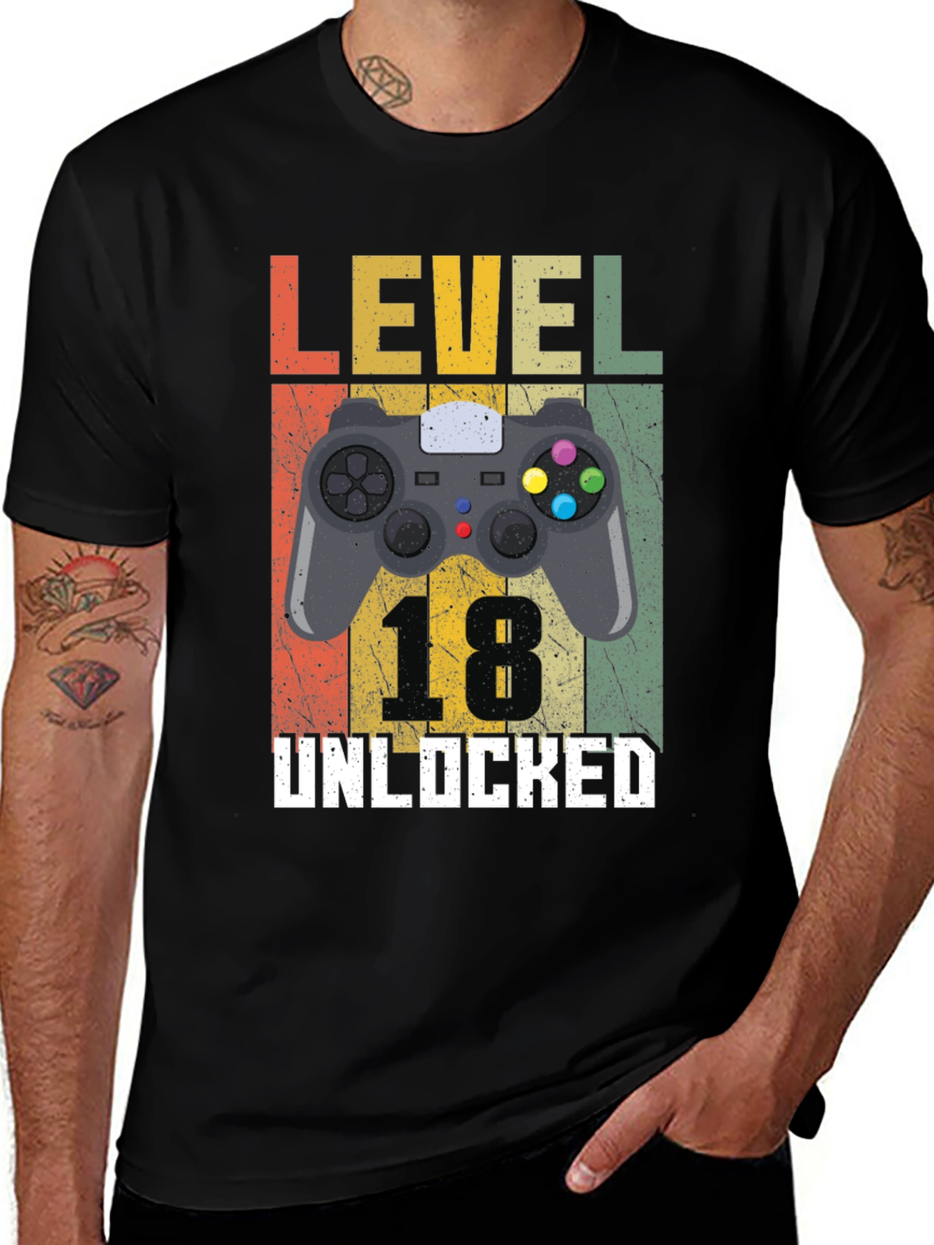 Level 18 Unlocked Gamer T-Shirt