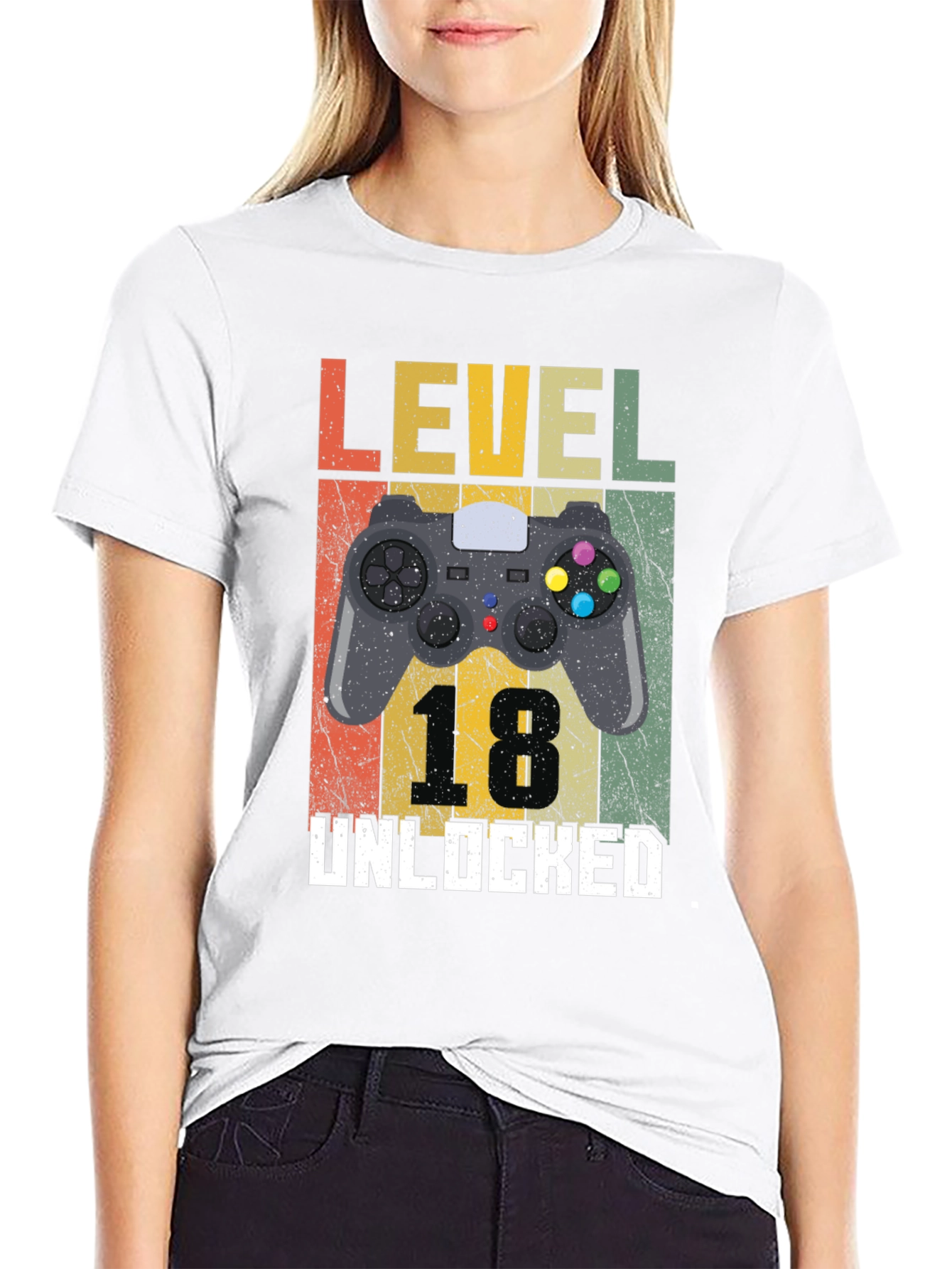 Level 18 Unlocked Gamer T-Shirt