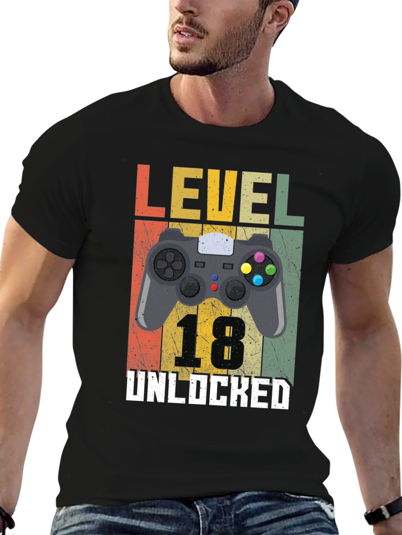 Level 18 Unlocked Gamer T-Shirt