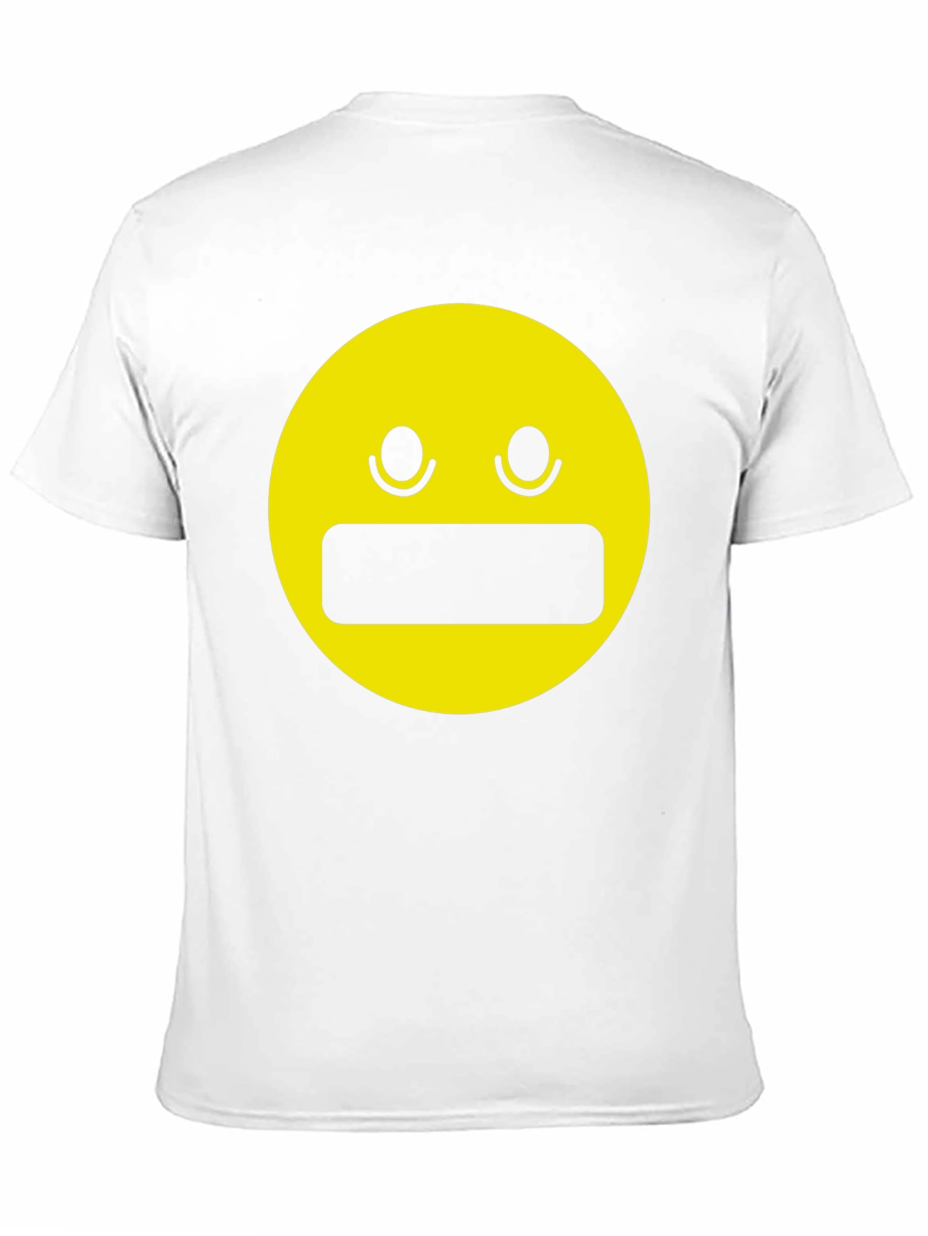 Expressionless Emoji Graphic Tee - Black