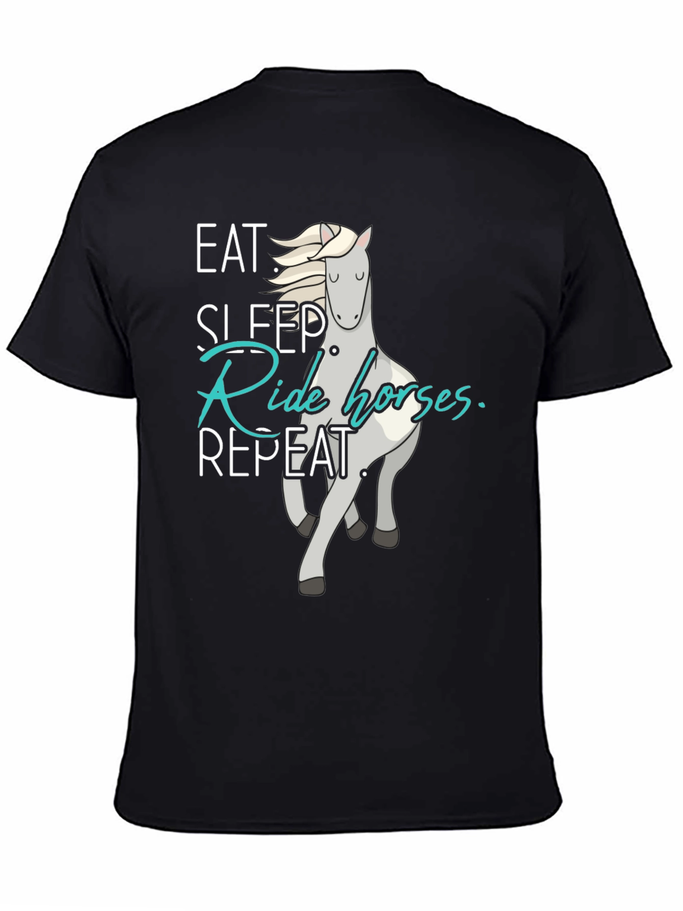 Eat Sleep Ride Horses Repeat T-Shirt