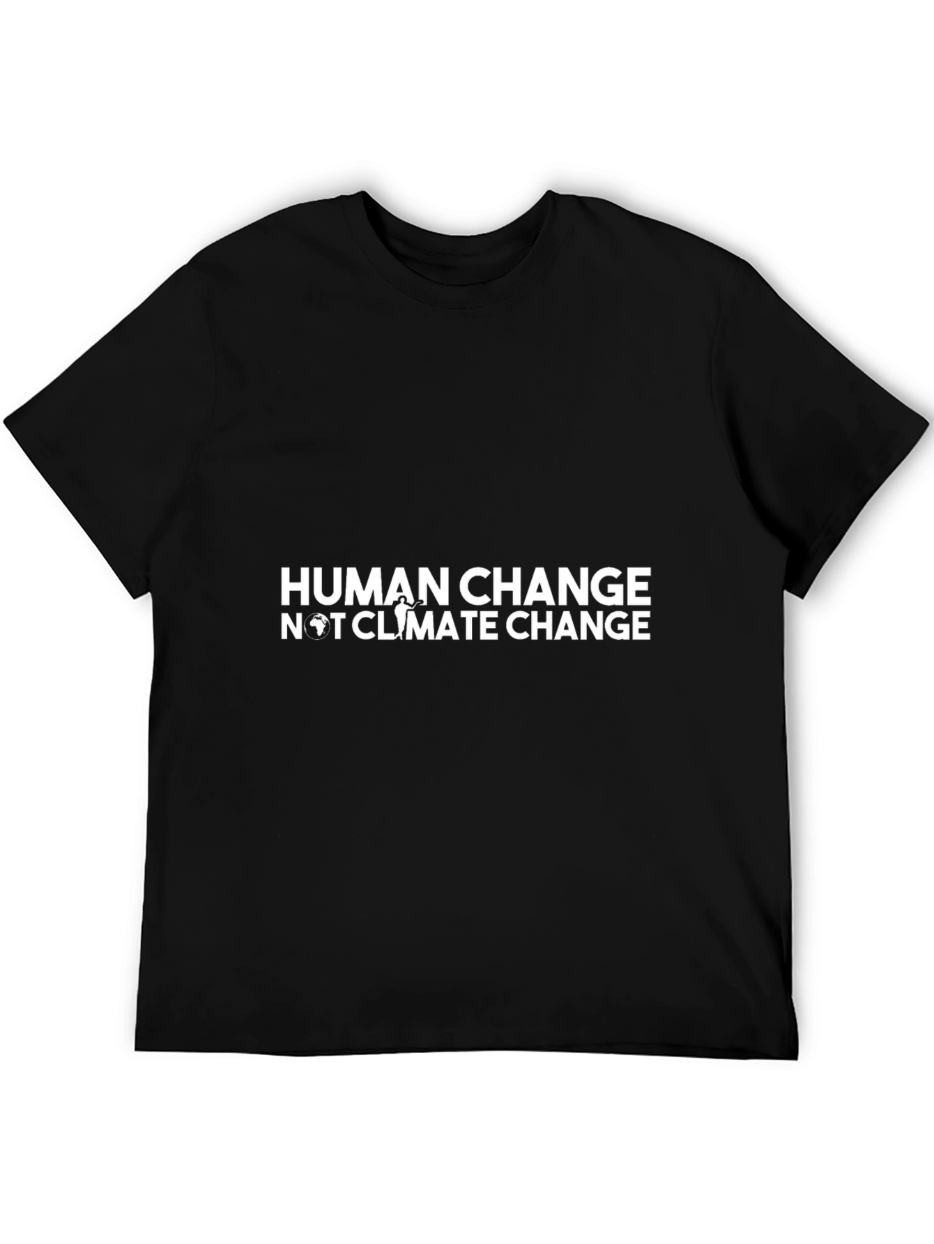 Human Change Tee - Black Short Sleeve T-Shirt