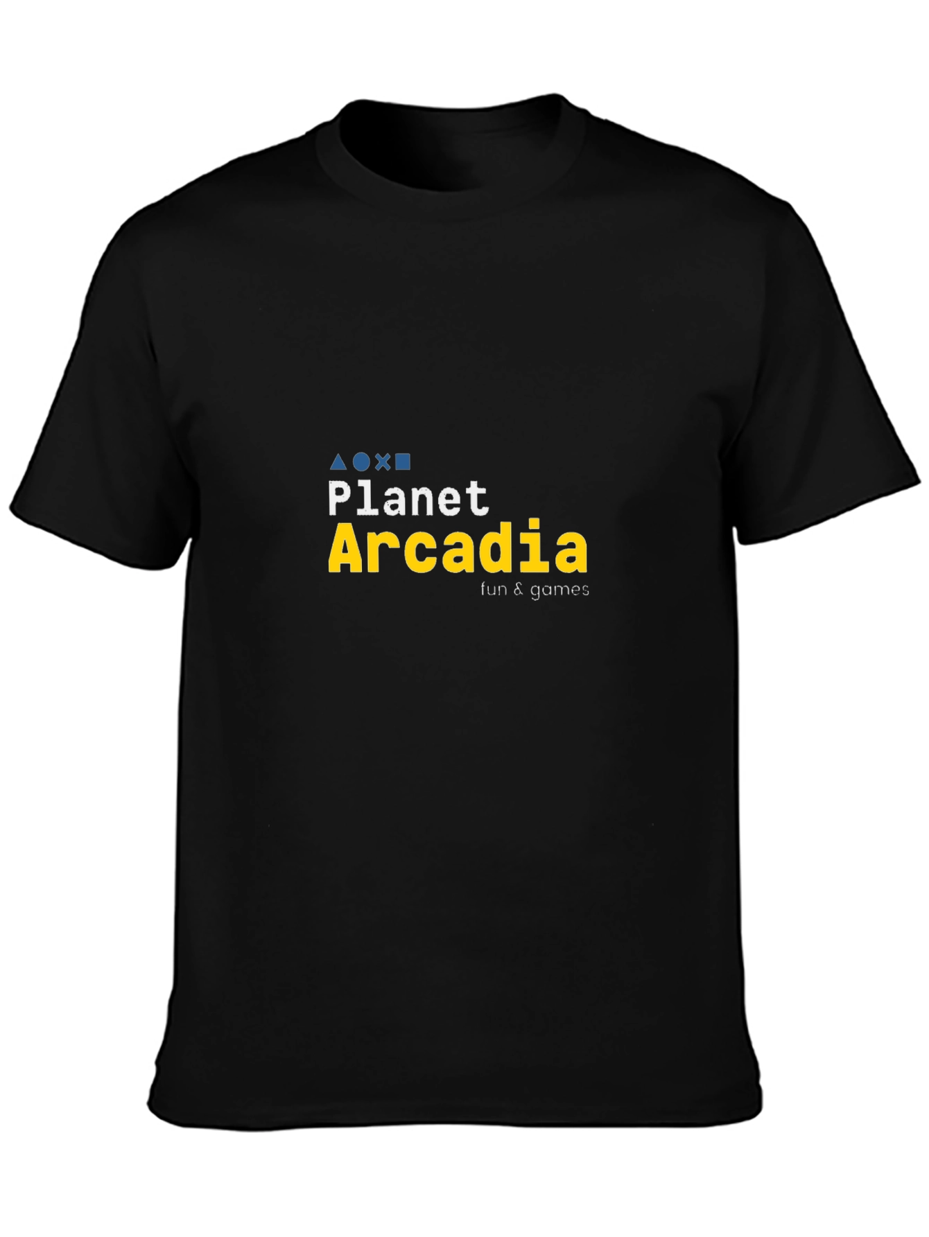 Planet Arcadia Black Graphic T-Shirt