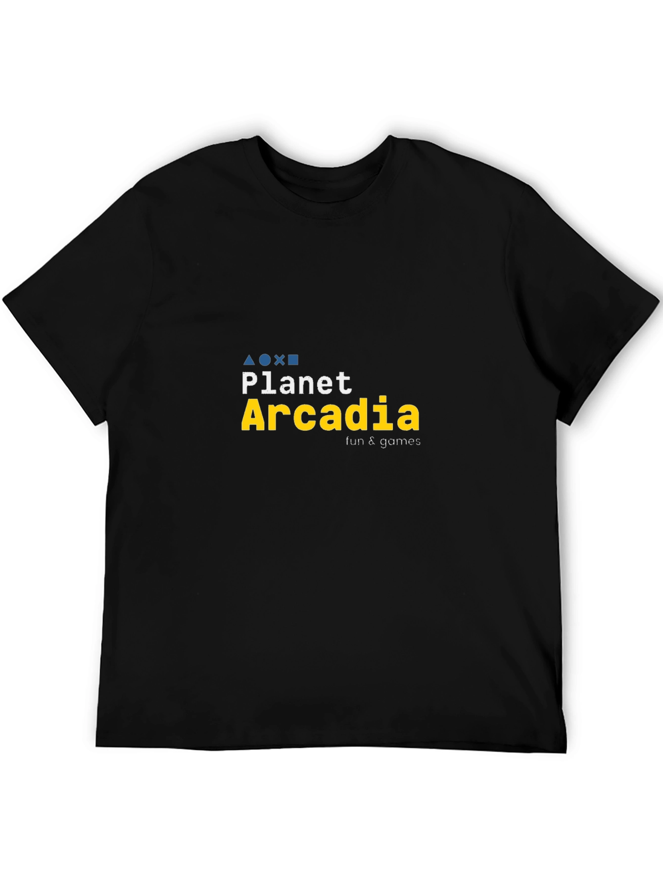 Planet Arcadia Black Graphic T-Shirt