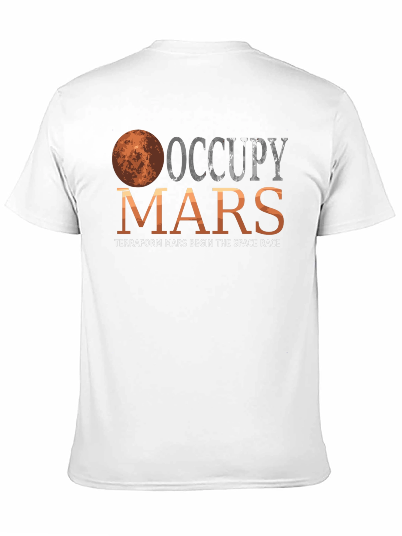 Occupy Mars T-Shirt Terraform Mars Space Race Tee