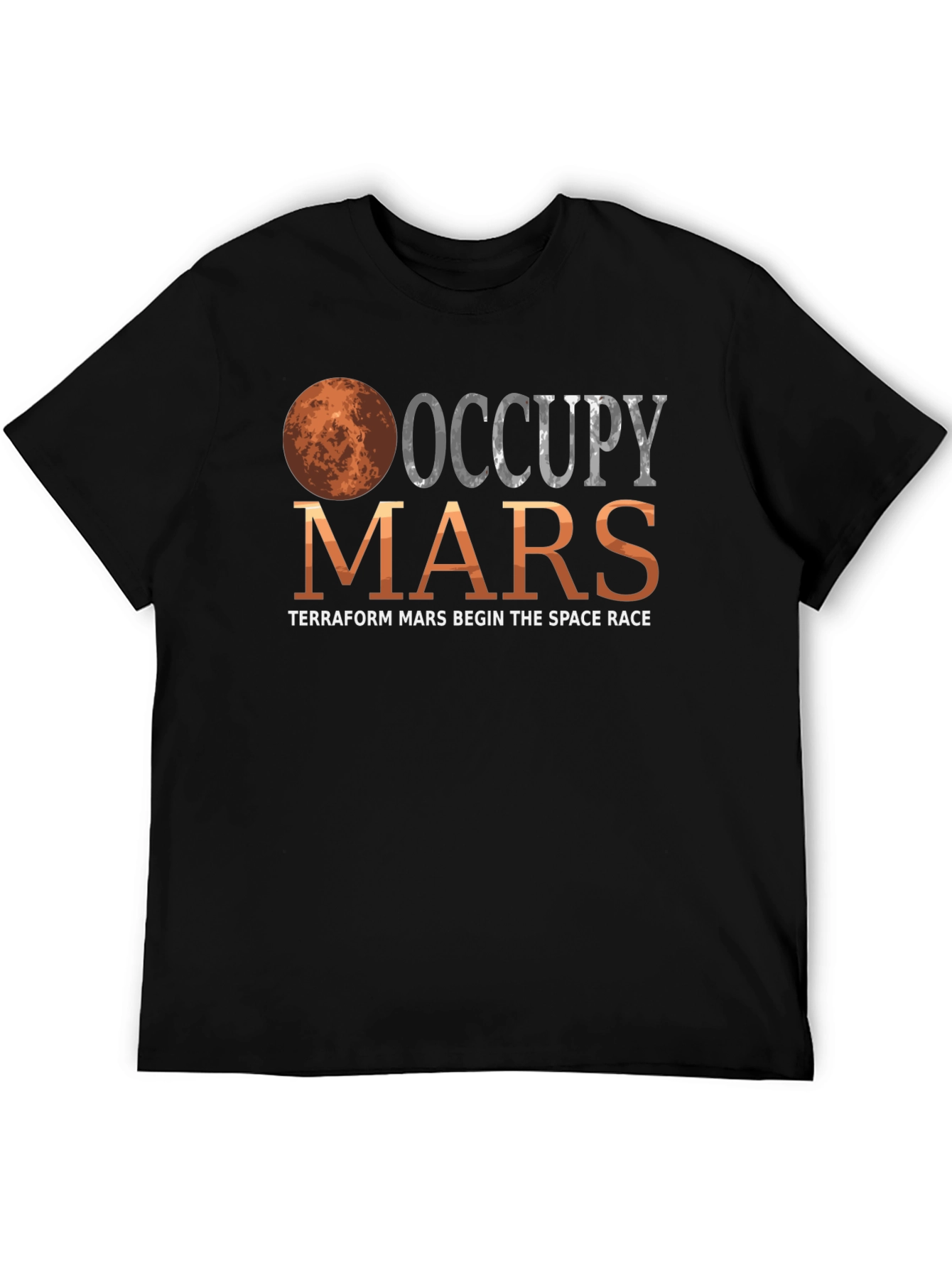 Occupy Mars T-Shirt Terraform Mars Space Race Tee