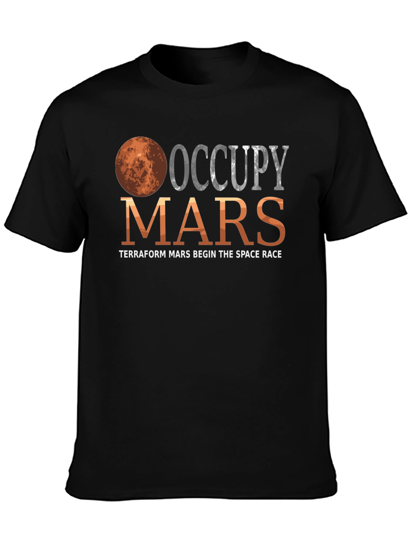 Occupy Mars T-Shirt Terraform Mars Space Race Tee