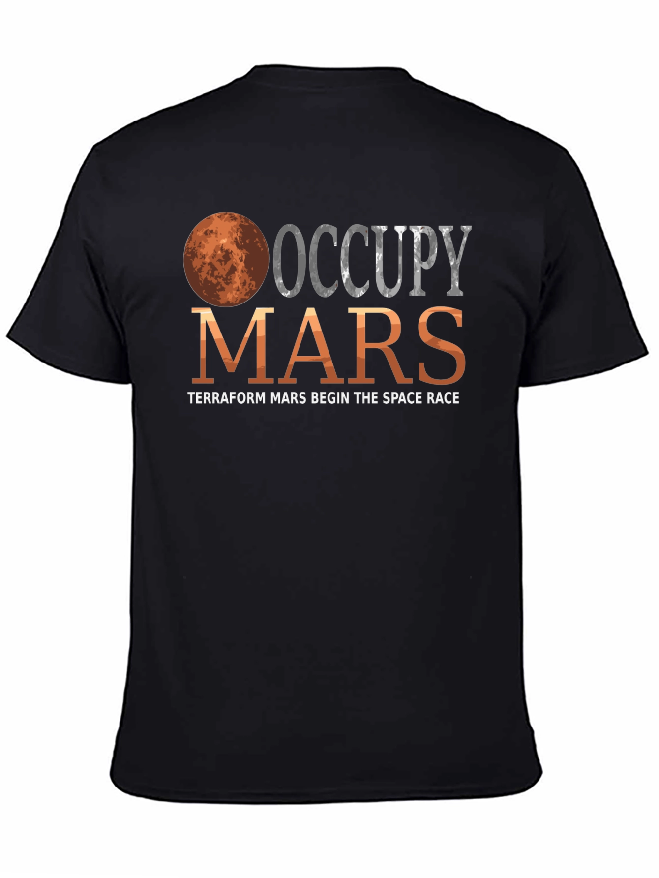 Occupy Mars T-Shirt Terraform Mars Space Race Tee