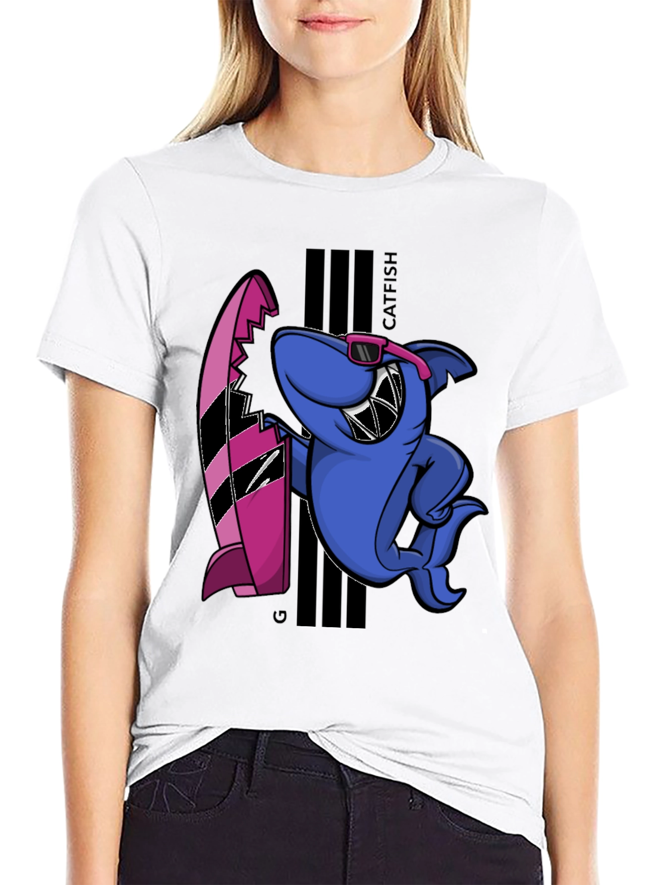 Cool Catfish Surf T-Shirt