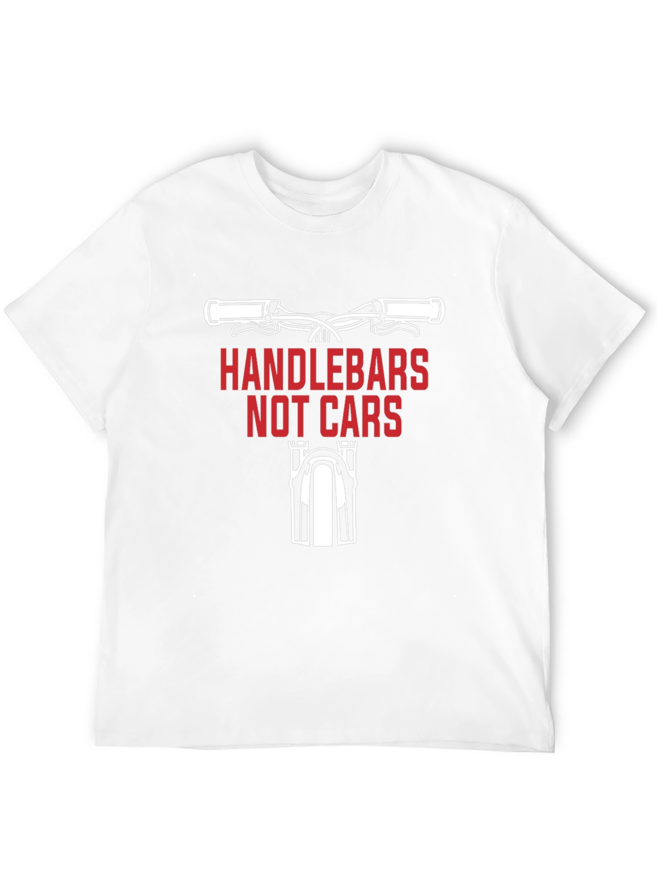 Handlebars Not Cars Graphic Tee