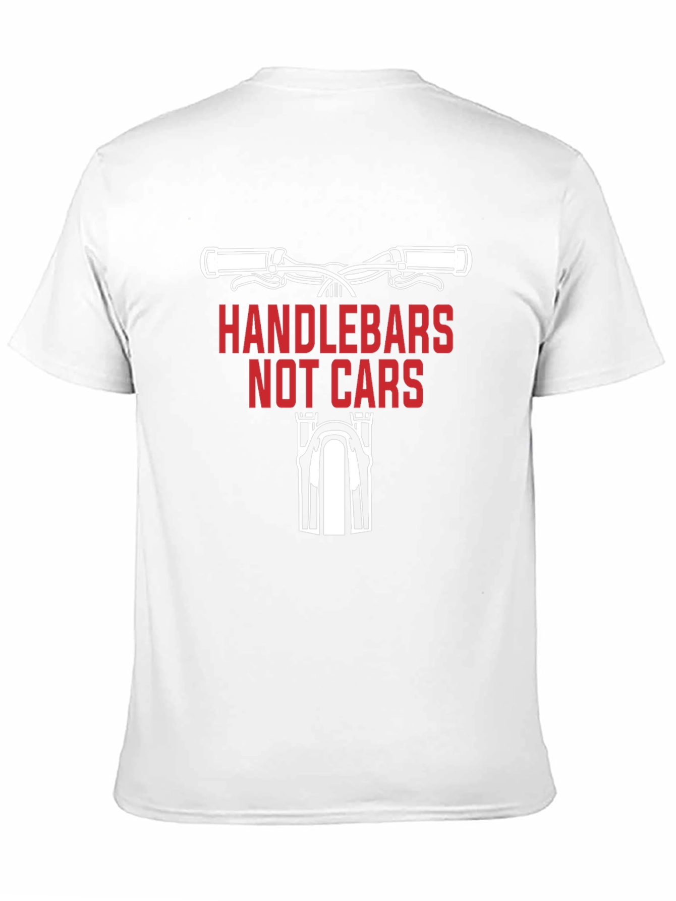 Handlebars Not Cars Graphic Tee