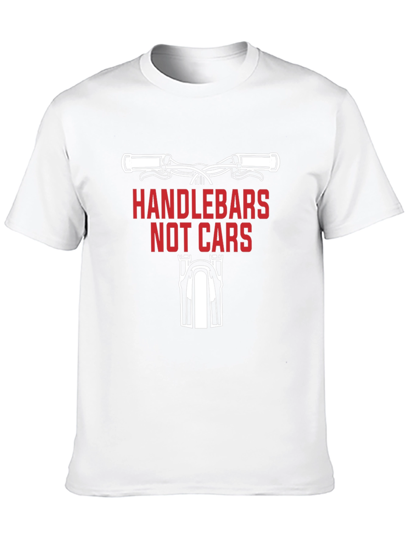 Handlebars Not Cars Graphic Tee