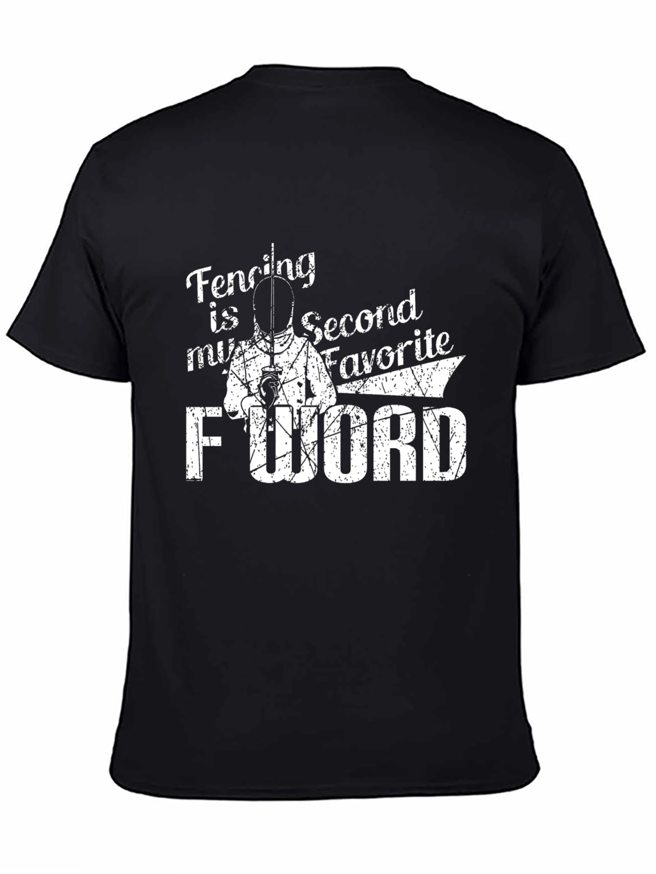 Fencing Second Favorite F-Word Graphic Tee