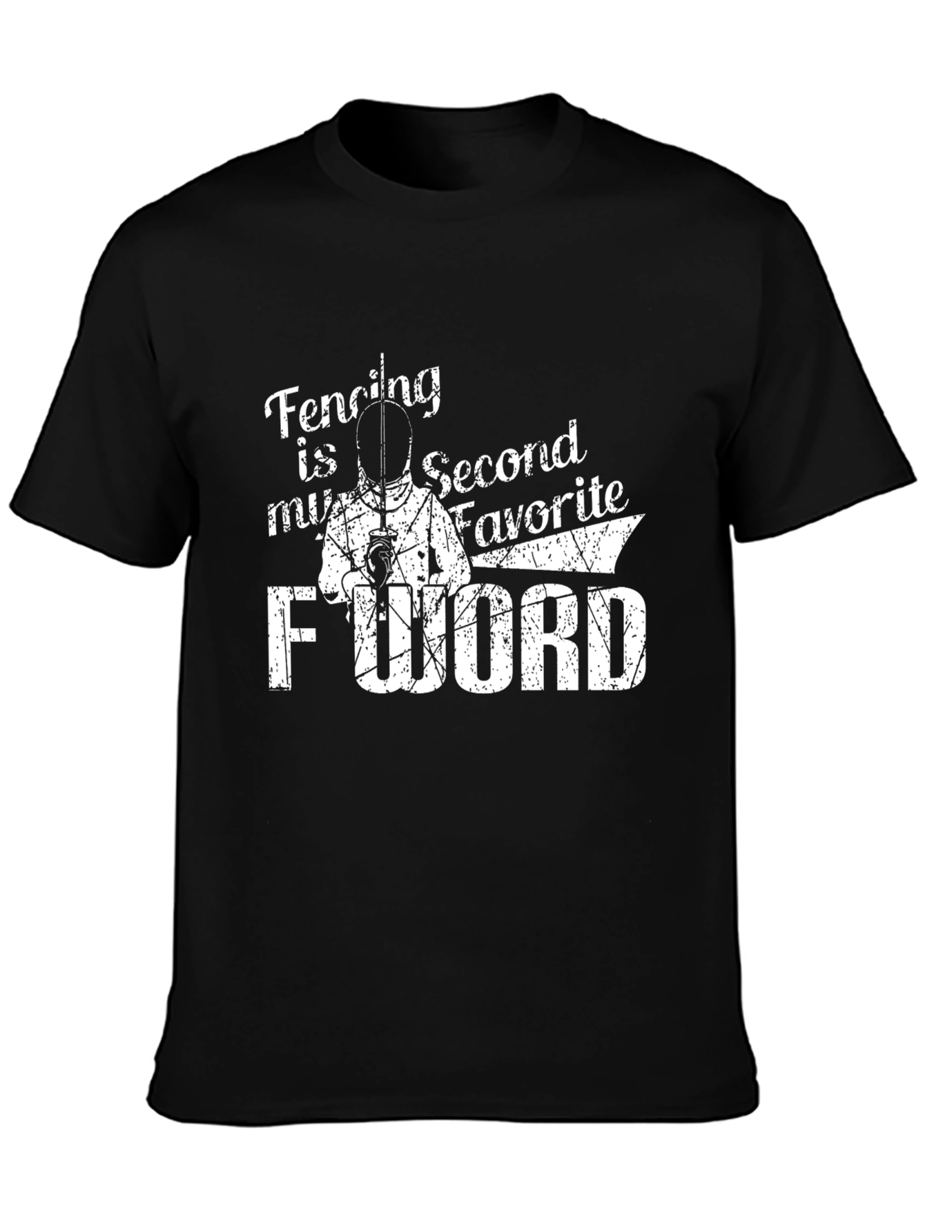 Fencing Second Favorite F-Word Graphic Tee