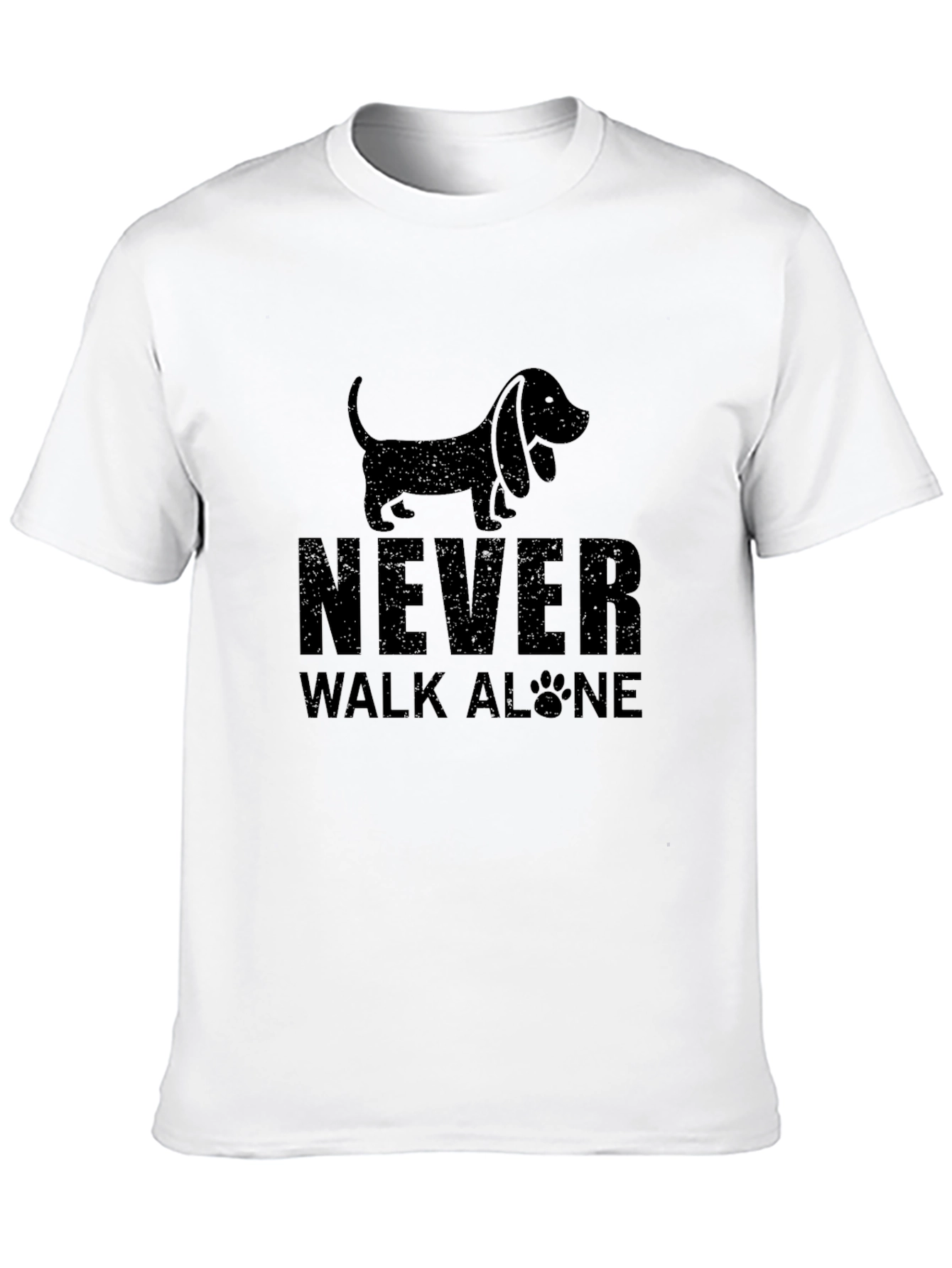 Never Walk Alone Dog T-Shirt