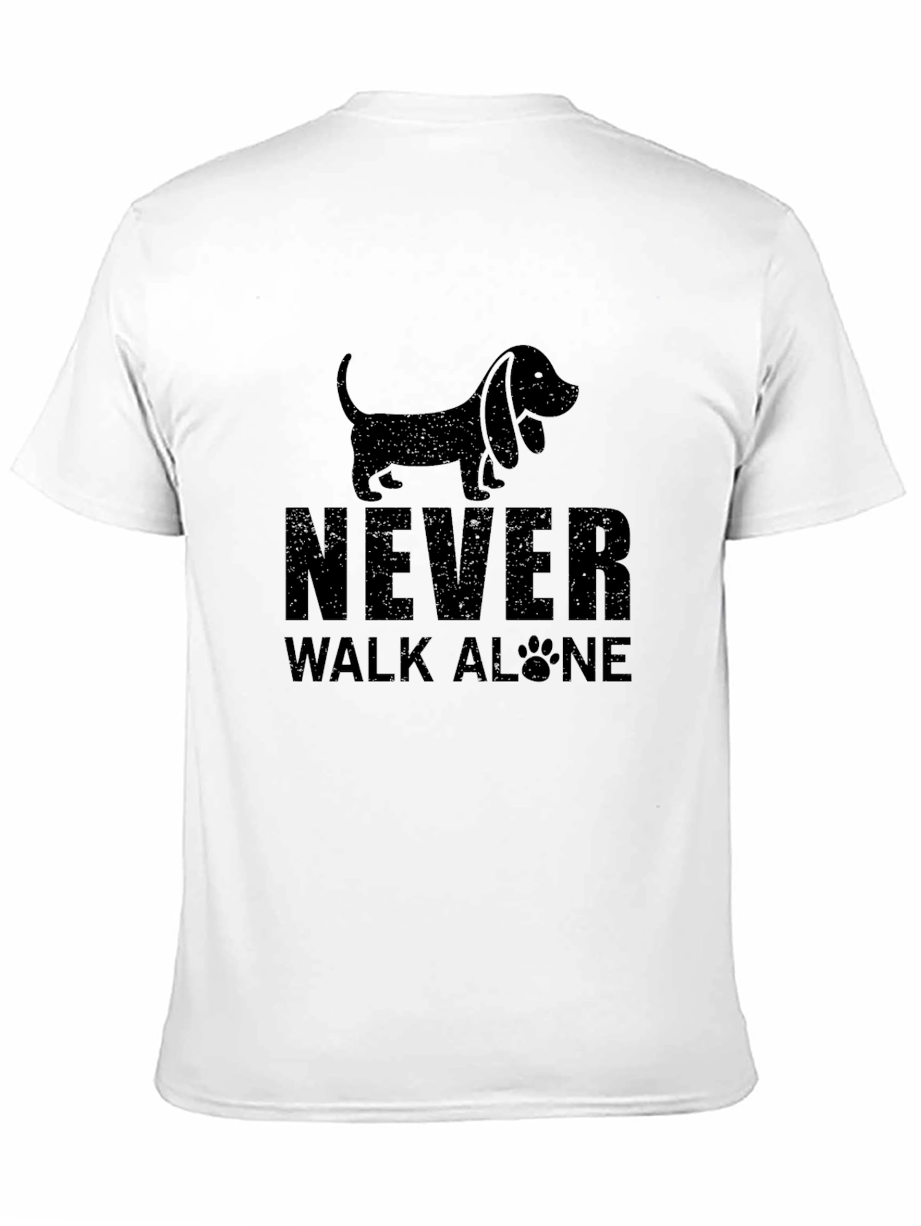 Never Walk Alone Dog T-Shirt