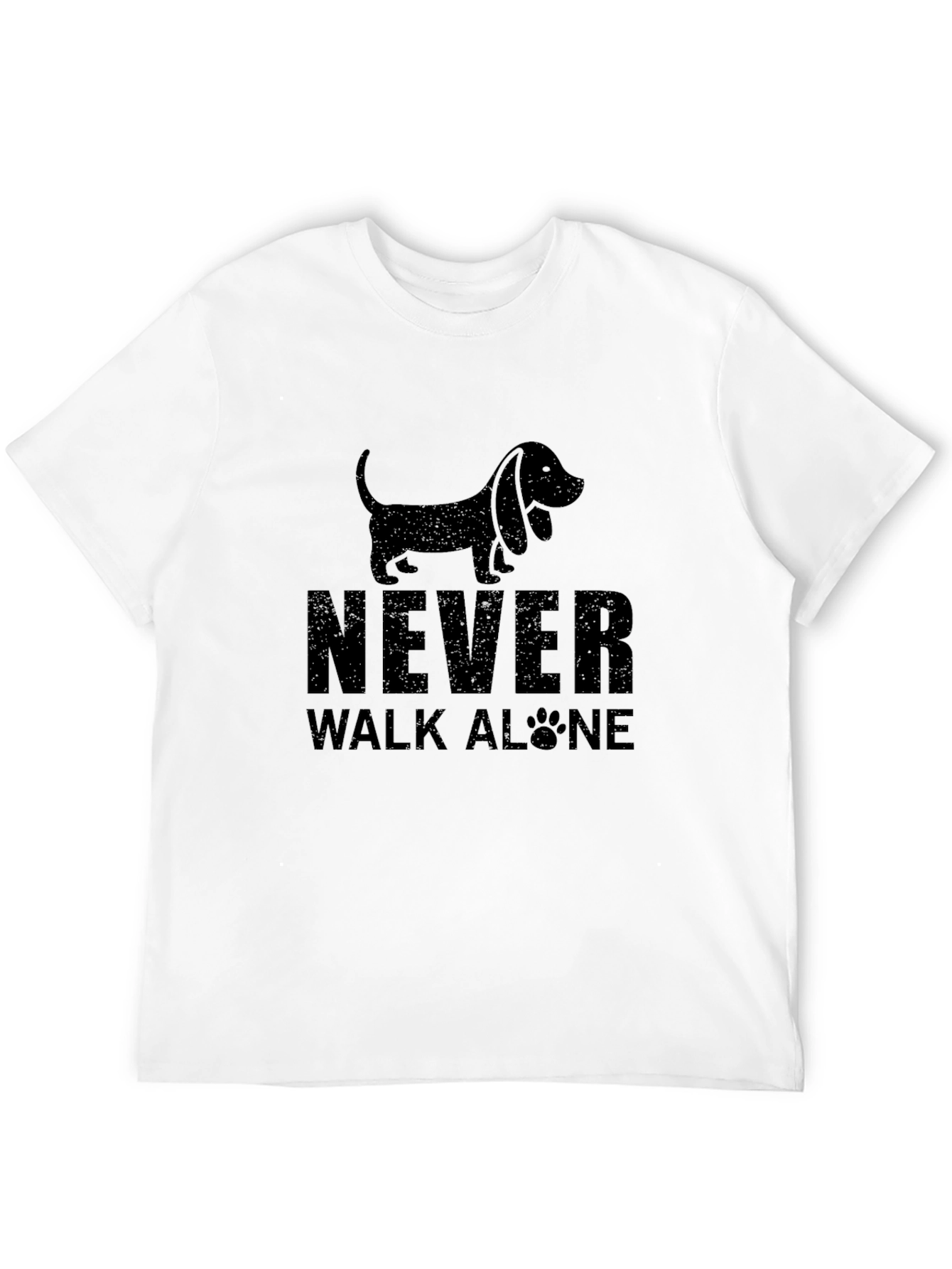 Never Walk Alone Dog T-Shirt