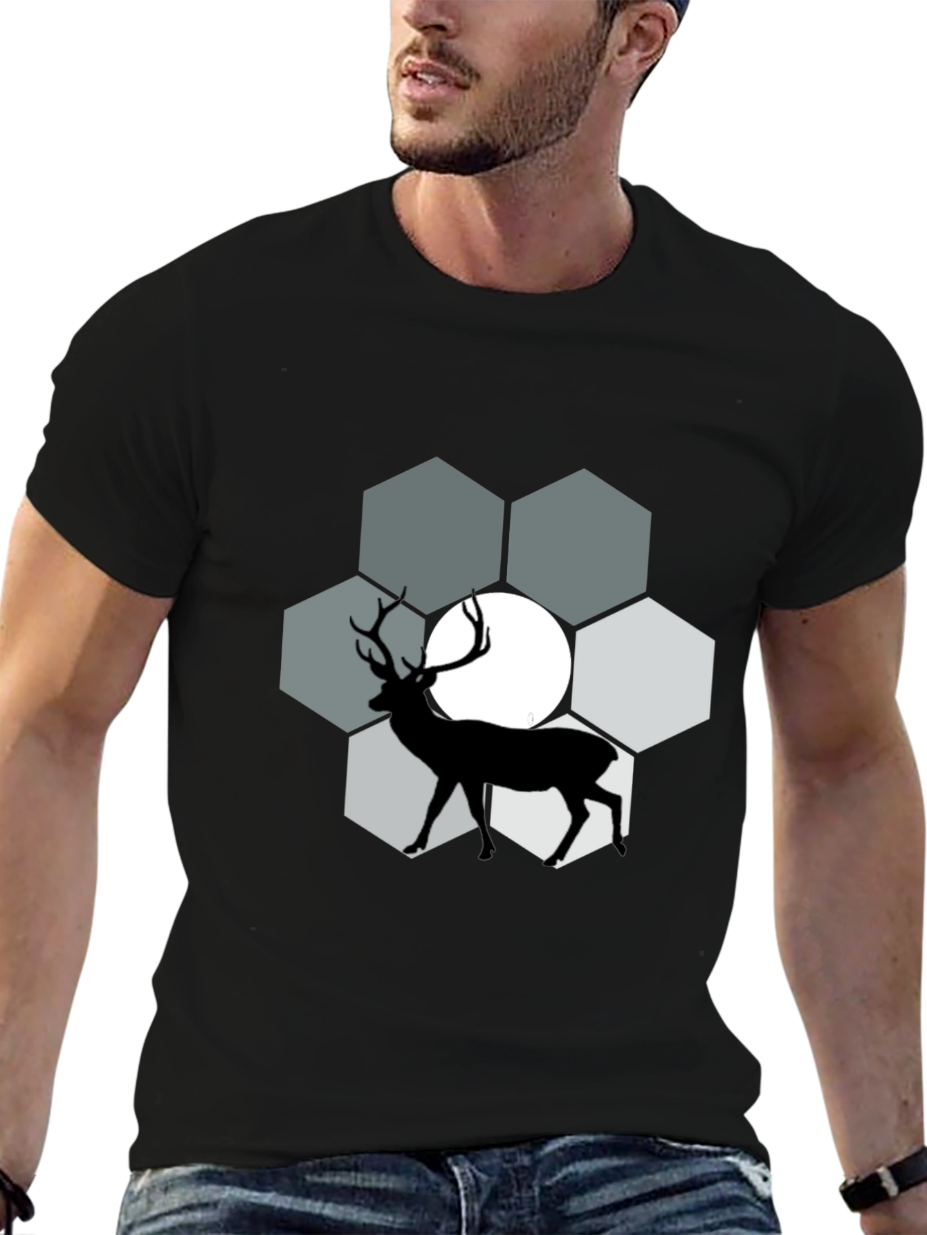 Deer Silhouette Graphic Tee
