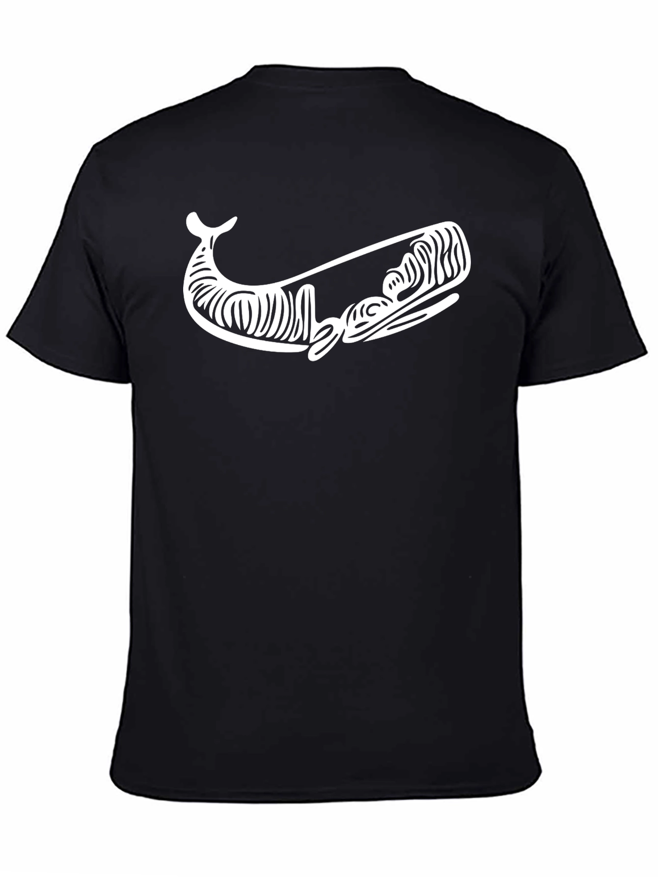 Whale Graphic Print Tee - Stylish Casual Comfort