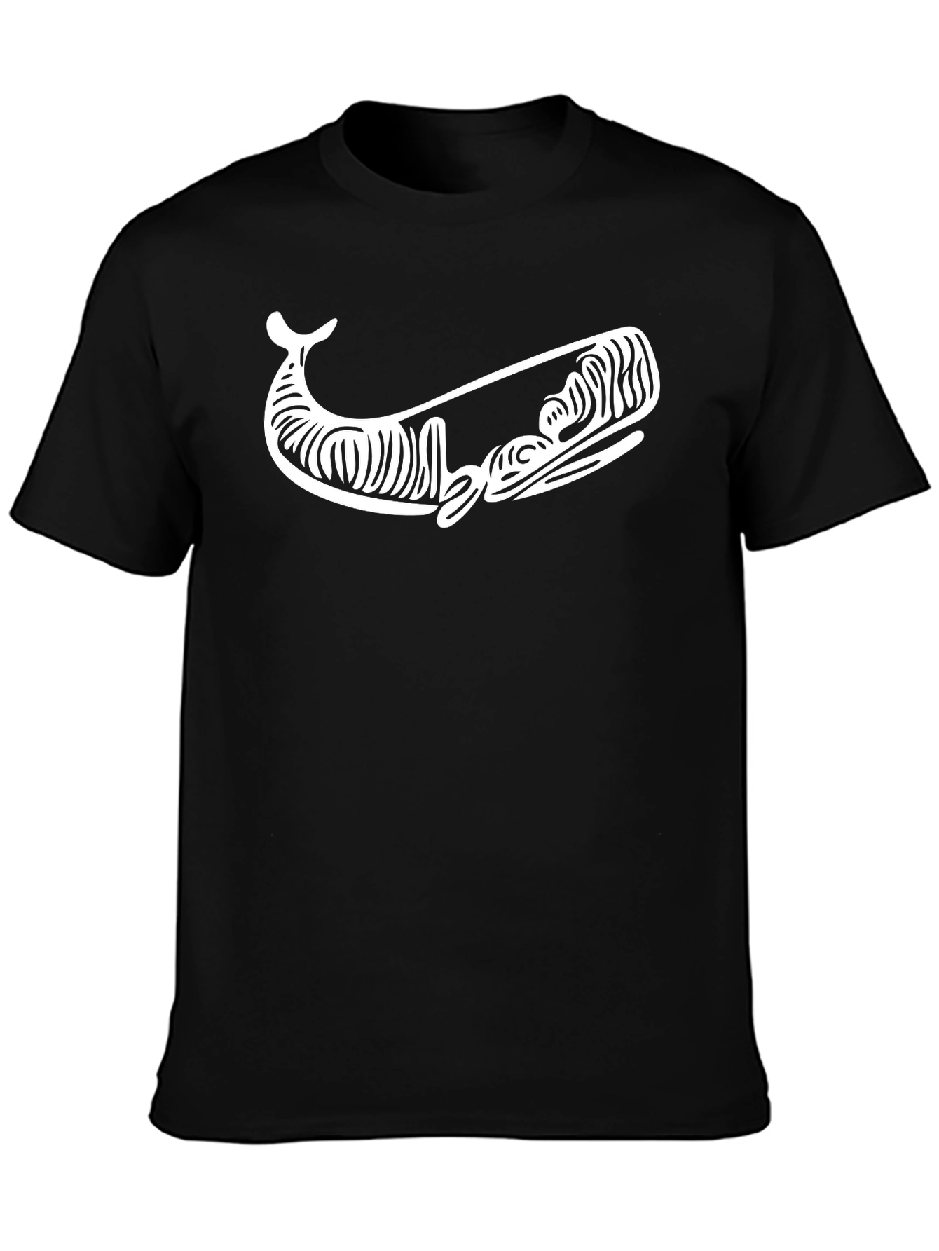 Whale Graphic Print Tee - Stylish Casual Comfort