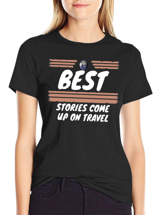 Travel Stories Graphic Tee - Soft Cotton Blend