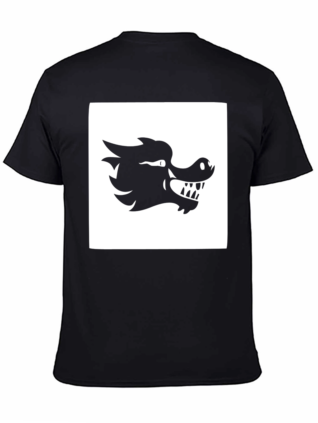 Dragon Graphic T-Shirt - Bold Black Design