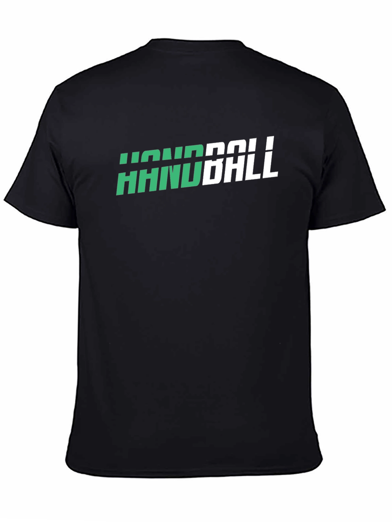 Handball Graphic Tee - Sporty Black T-Shirt