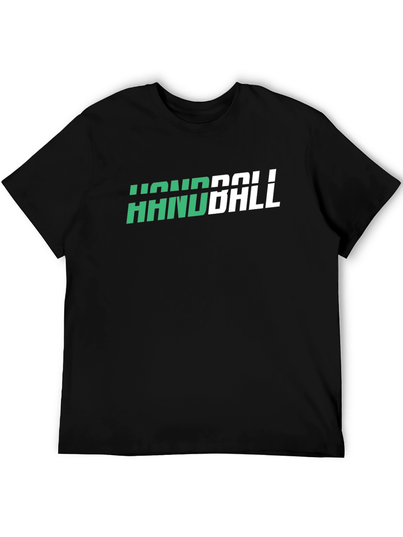 Handball Graphic Tee - Sporty Black T-Shirt