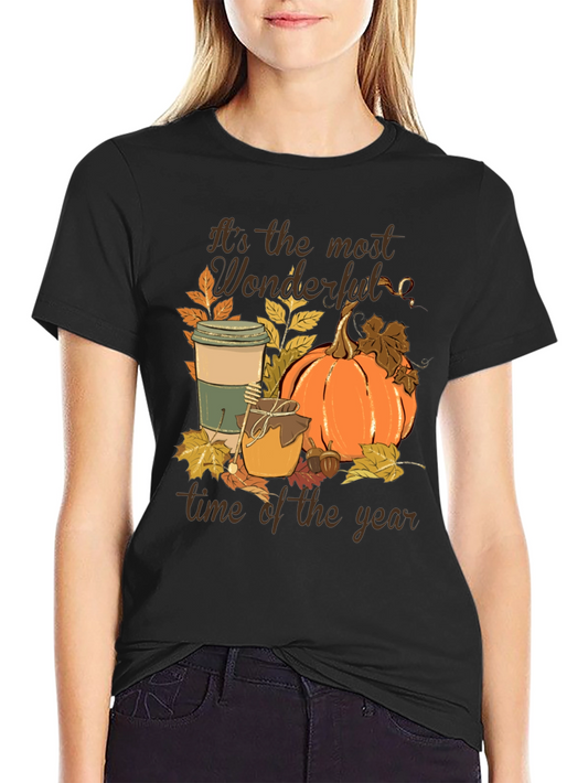 Fall Vibes Graphic Tee - Wonderful Time of Year