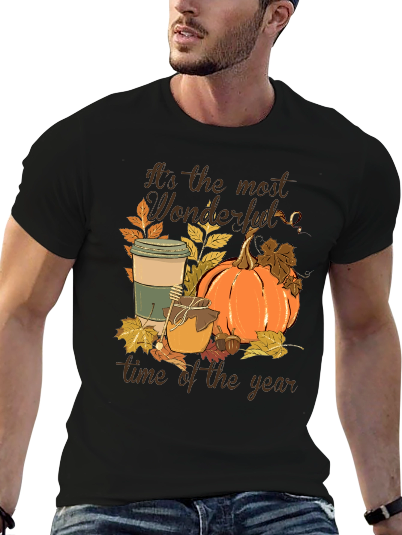 Fall Vibes Graphic Tee - Wonderful Time of Year