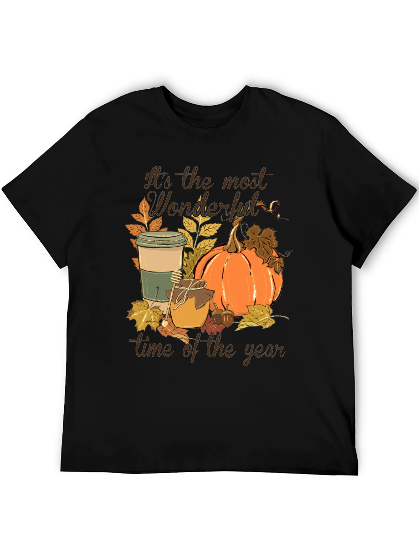 Fall Vibes Graphic Tee - Wonderful Time of Year