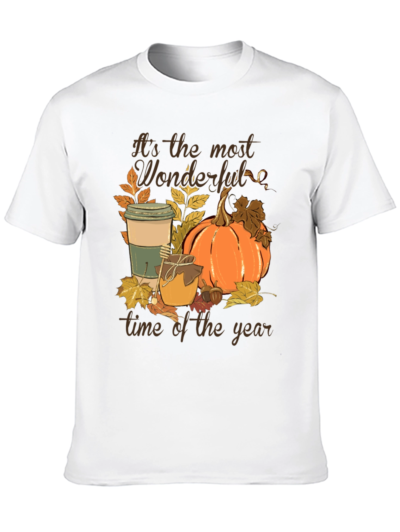 Fall Vibes Graphic Tee - Wonderful Time of Year
