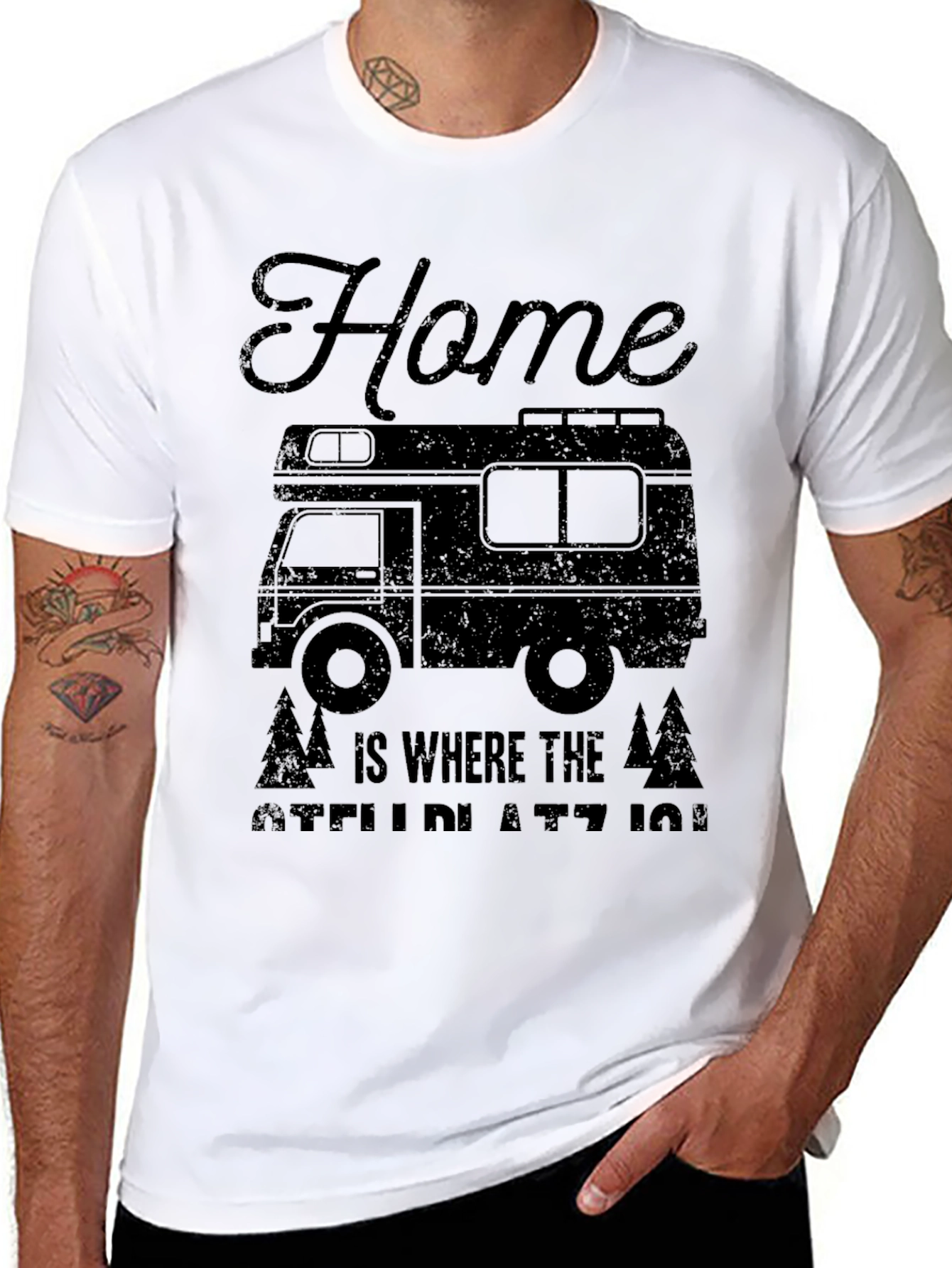 Home is Where Stellplatz Is T-Shirt