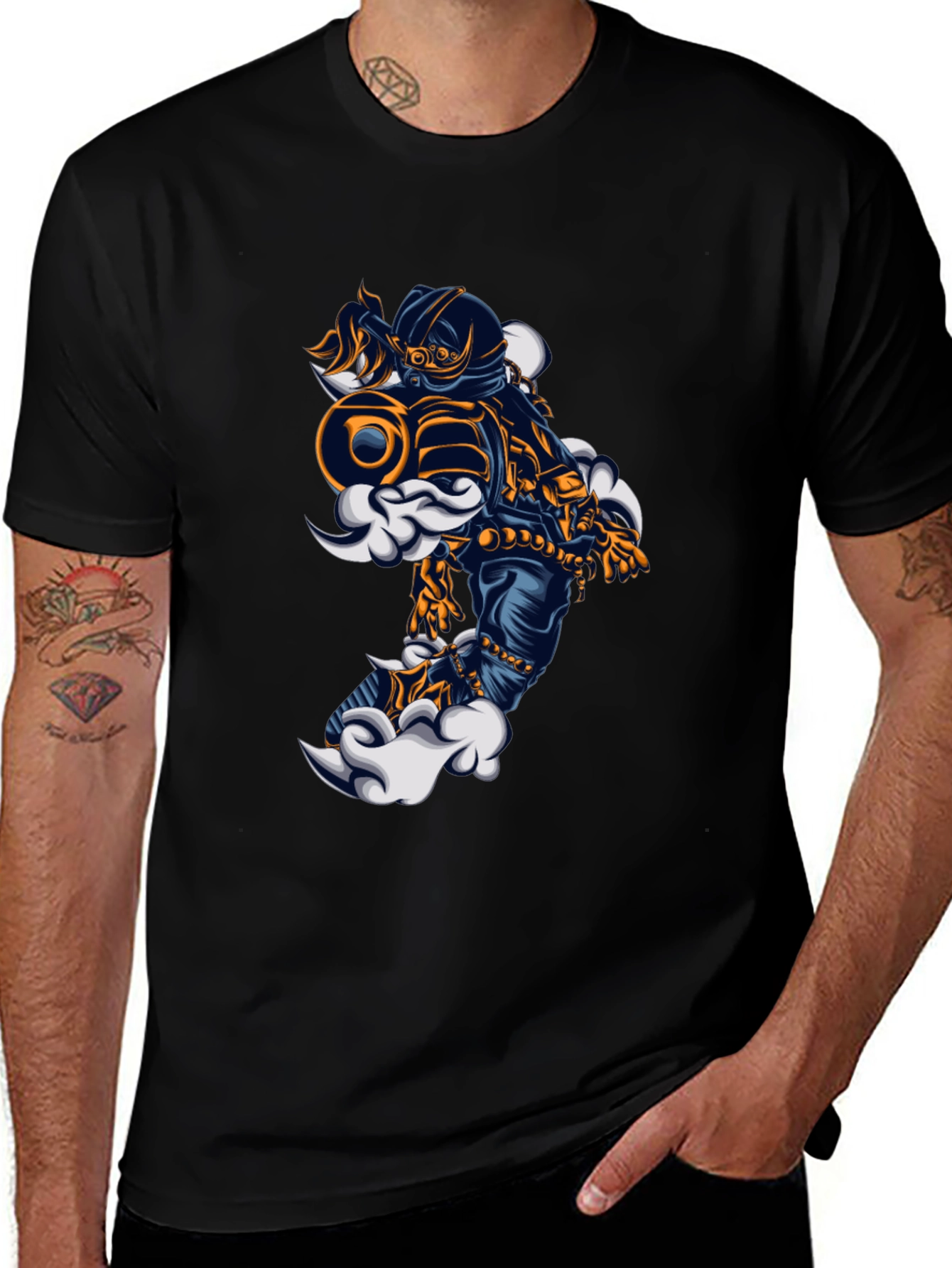 Cool Warrior Graphic T-Shirt