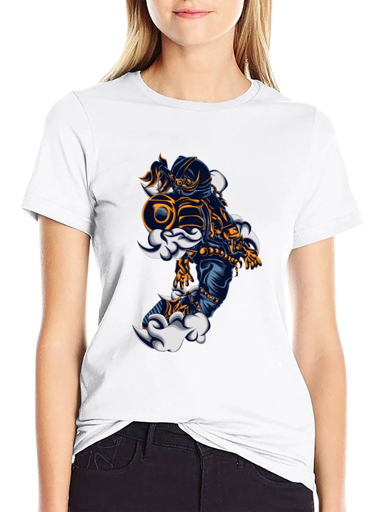 Cool Warrior Graphic T-Shirt