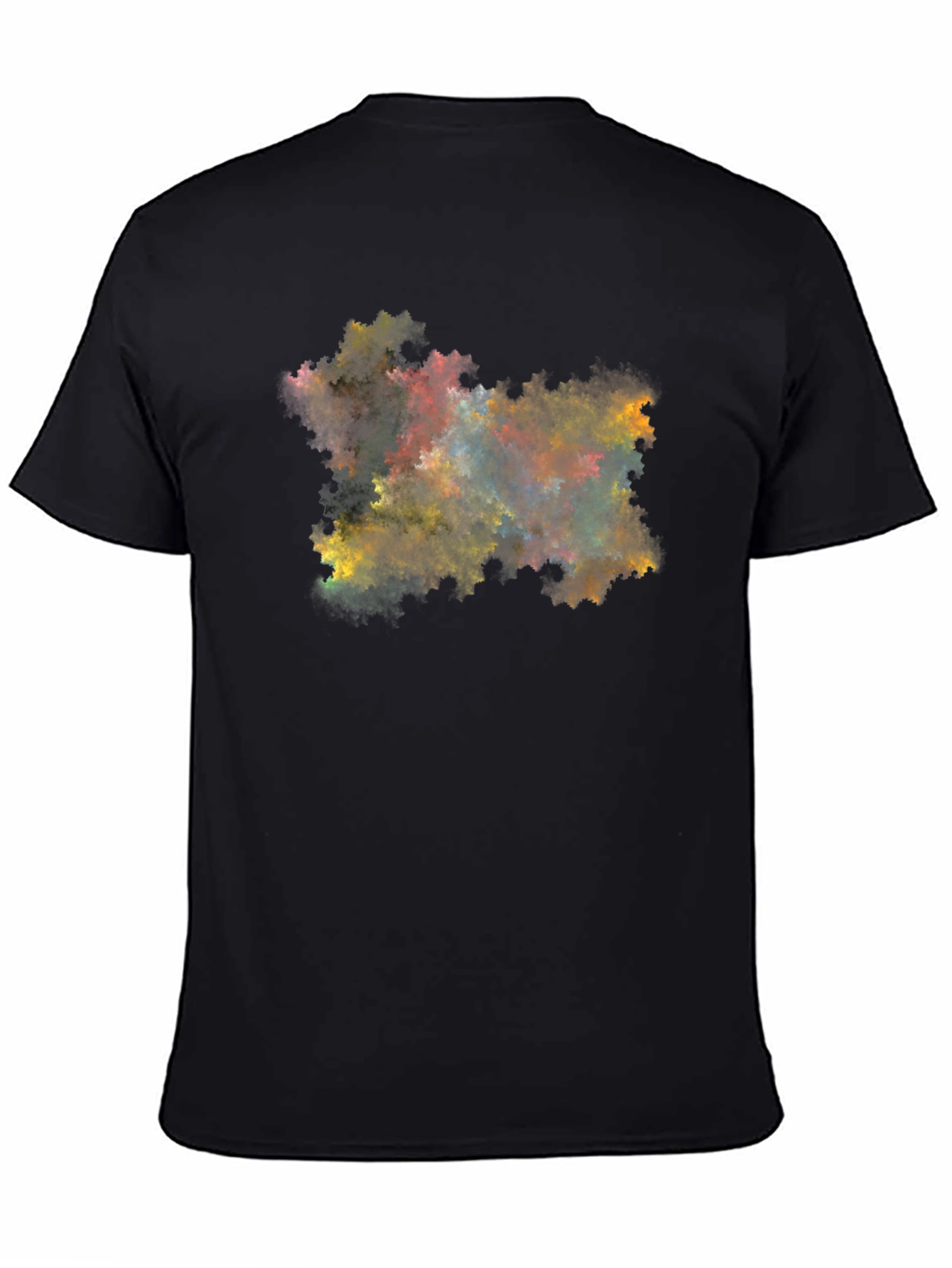 Abstract Art Graphic Tee - Unisex Black T-Shirt