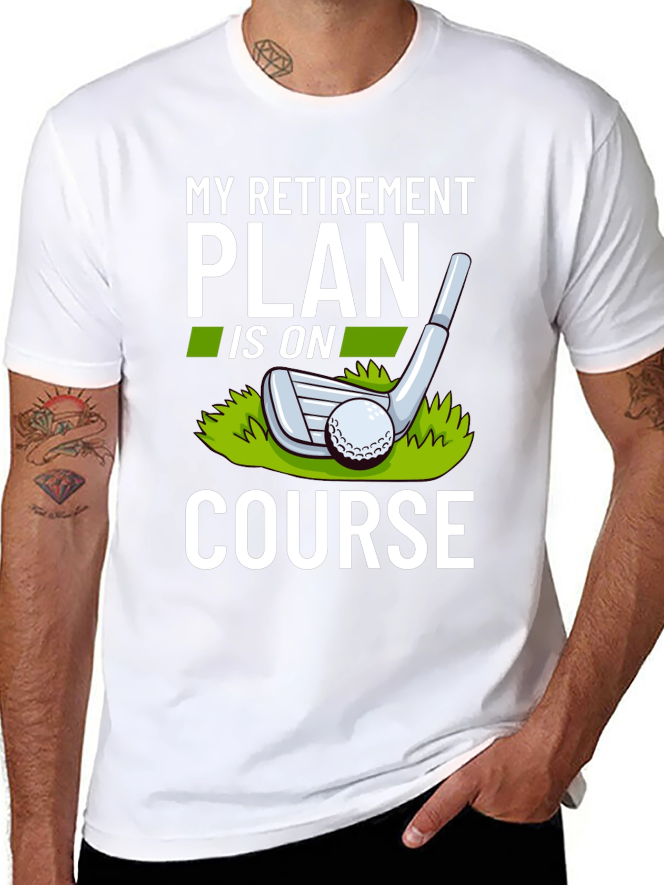 Retirement Plan Golf T-Shirt