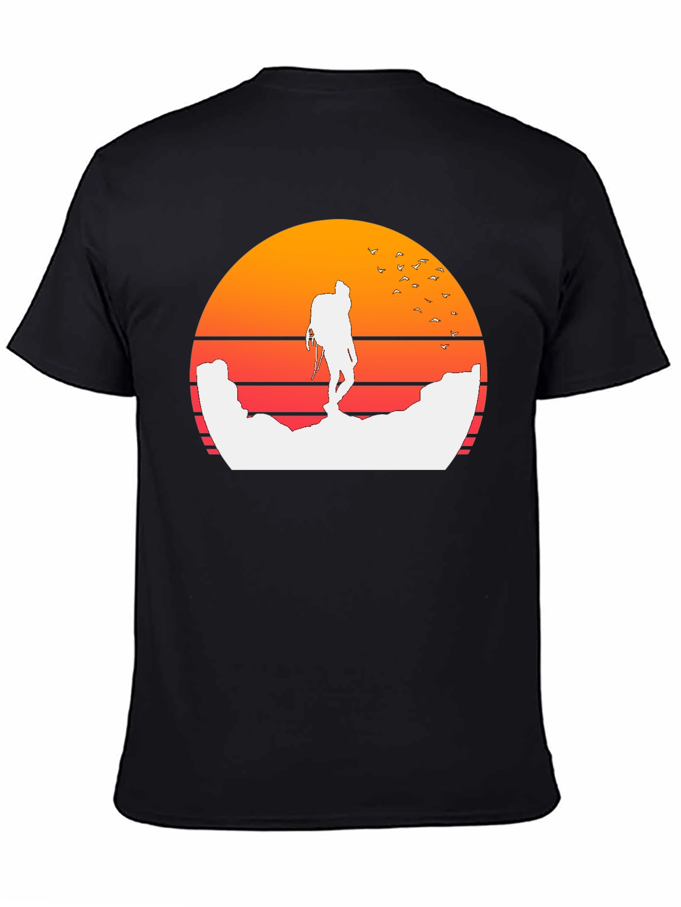 Sunset Hiker Graphic Tee - Adventure Ready!