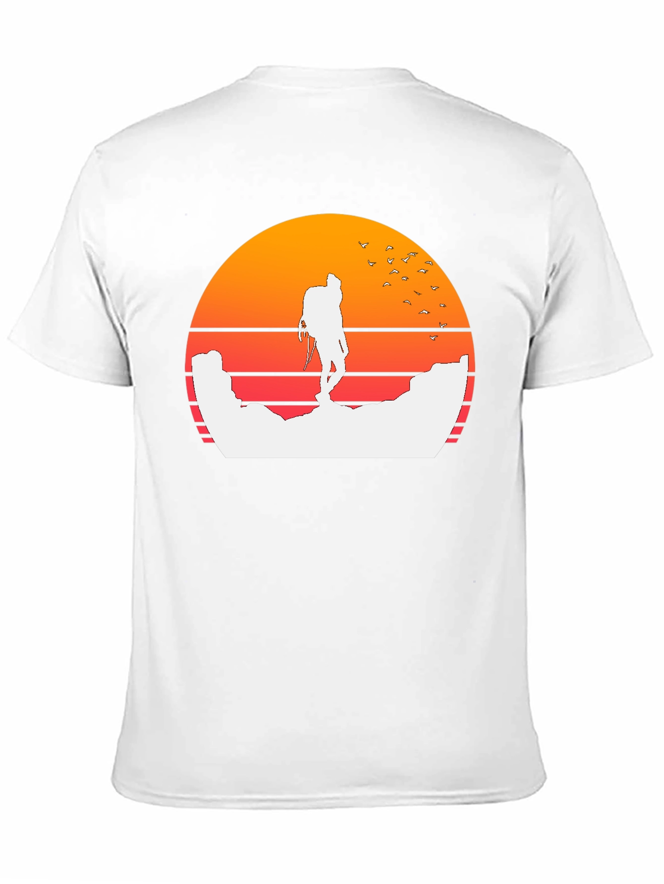 Sunset Hiker Graphic Tee - Adventure Ready!
