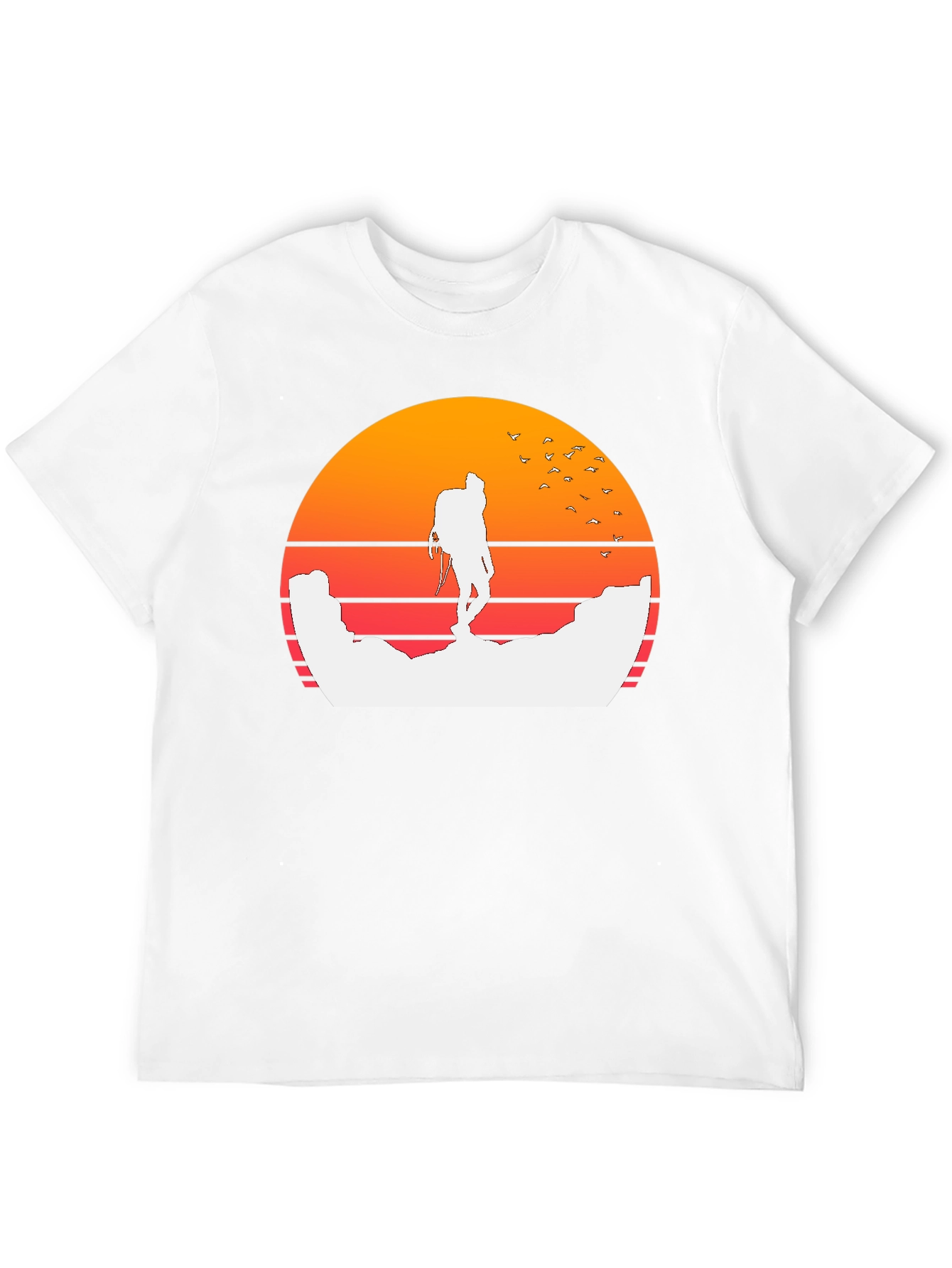Sunset Hiker Graphic Tee - Adventure Ready!