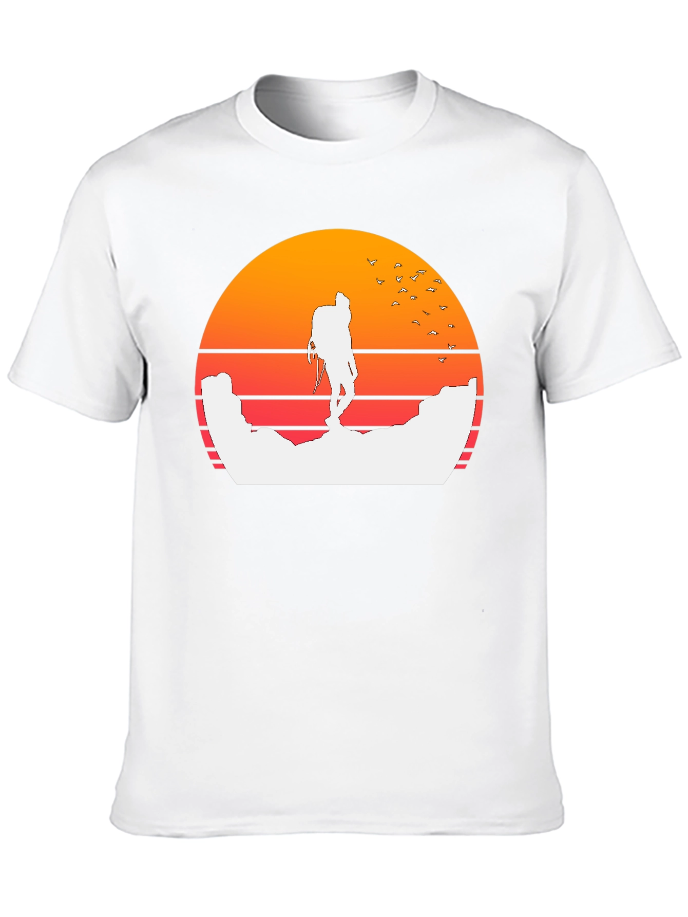 Sunset Hiker Graphic Tee - Adventure Ready!