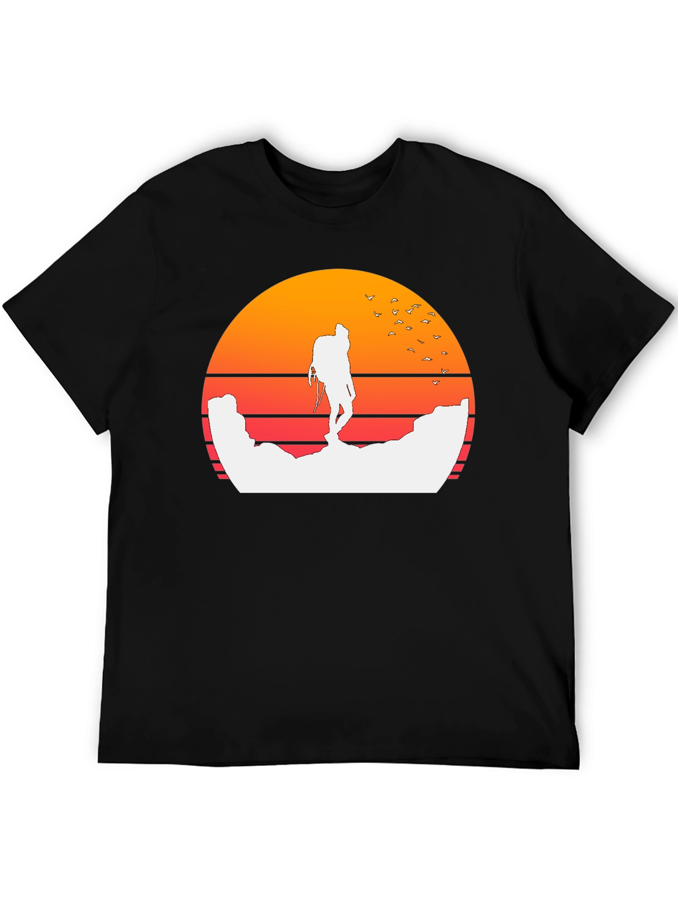 Sunset Hiker Graphic Tee - Adventure Ready!