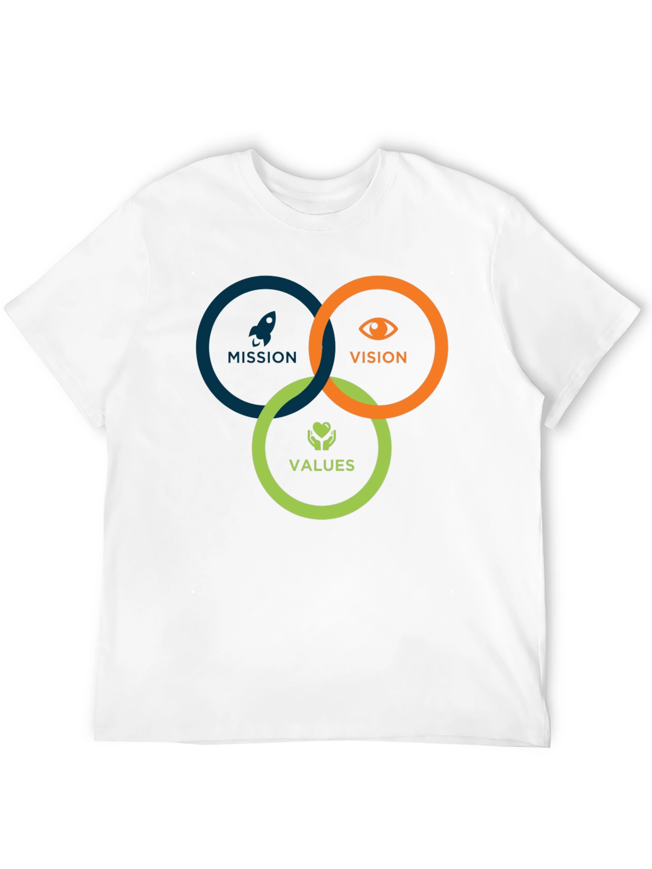 Mission Vision Values Graphic T-Shirt