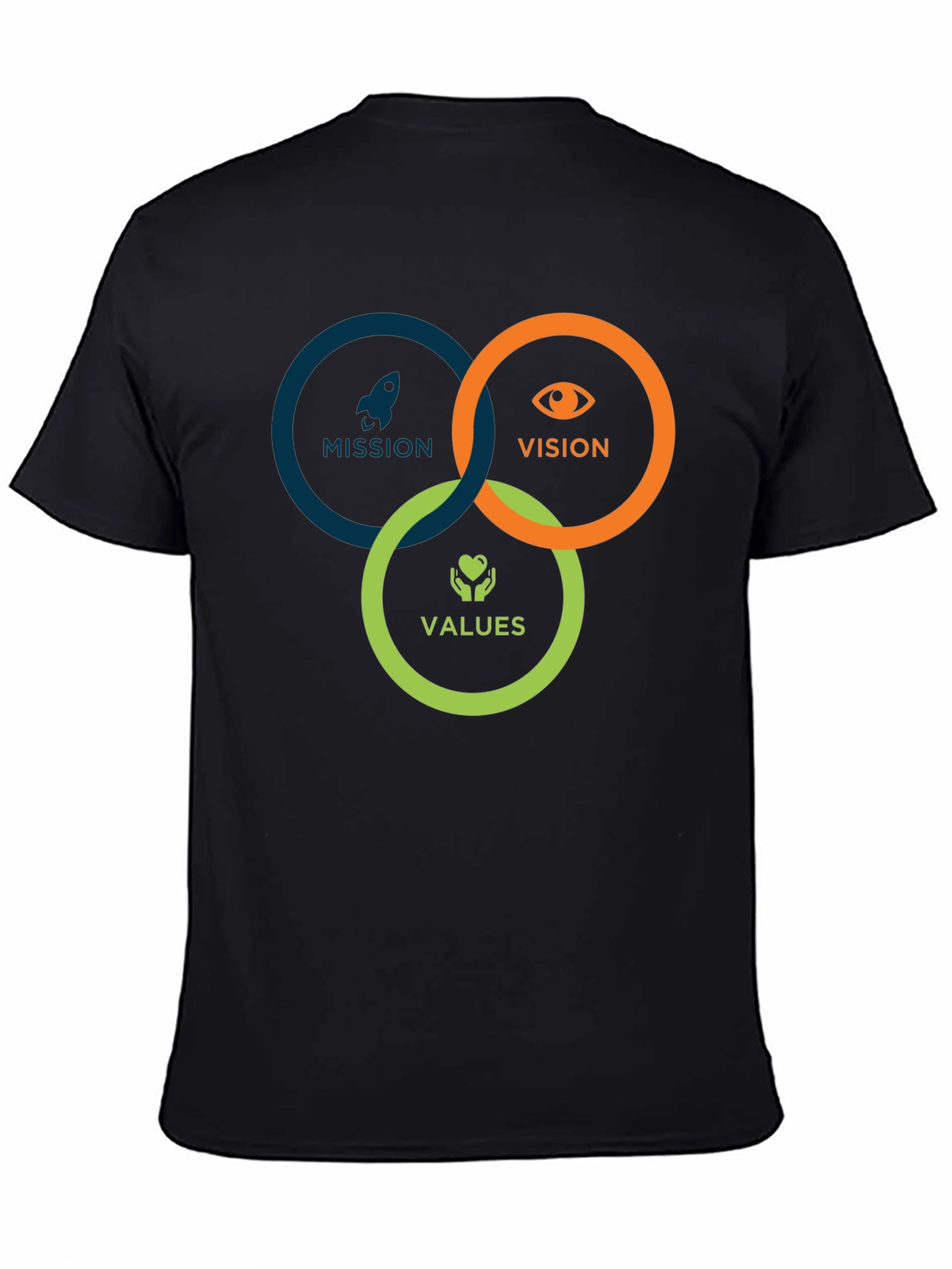 Mission Vision Values Graphic T-Shirt